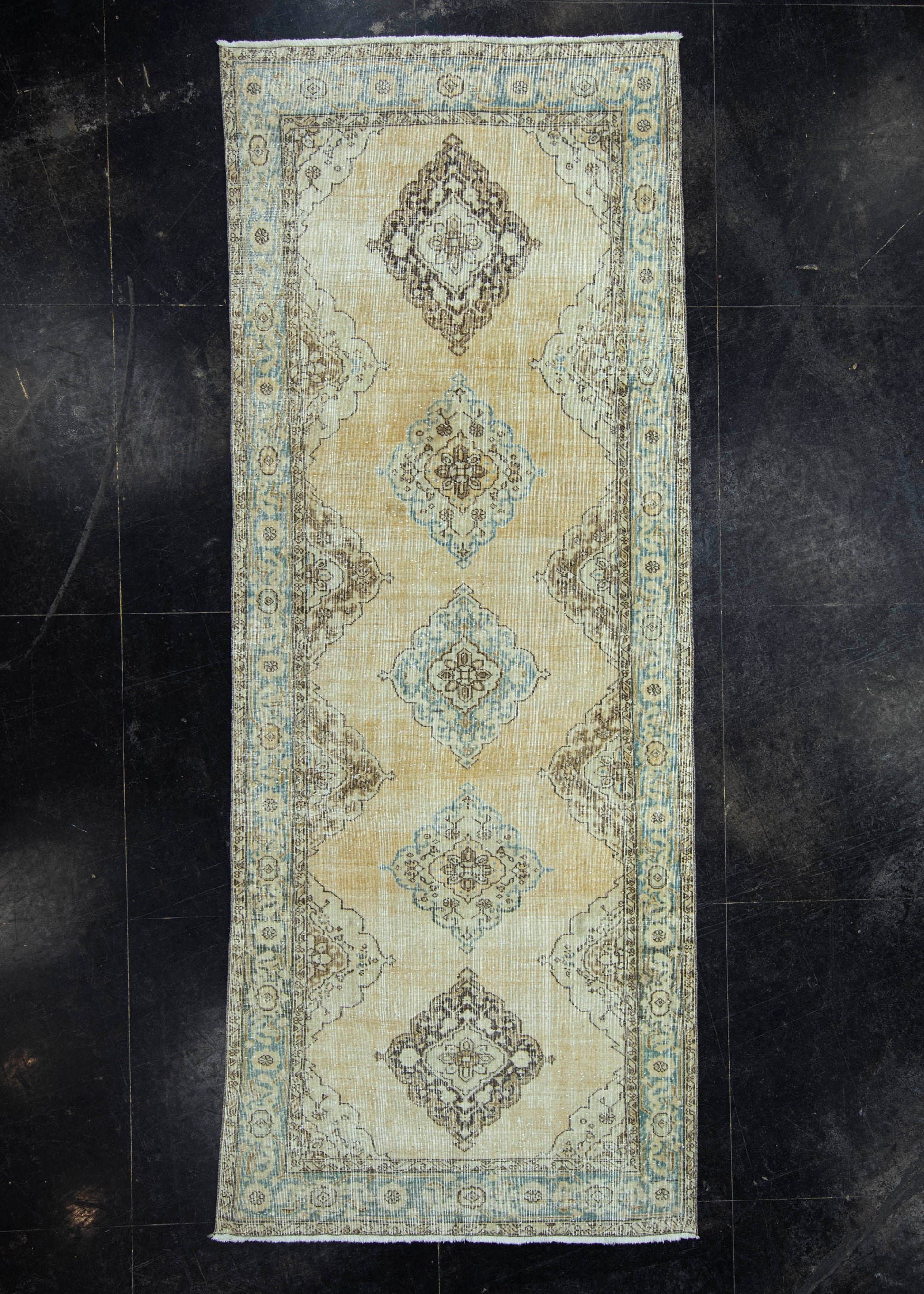 Turkish Vintage Rug 4'7" x 11'10" #20772