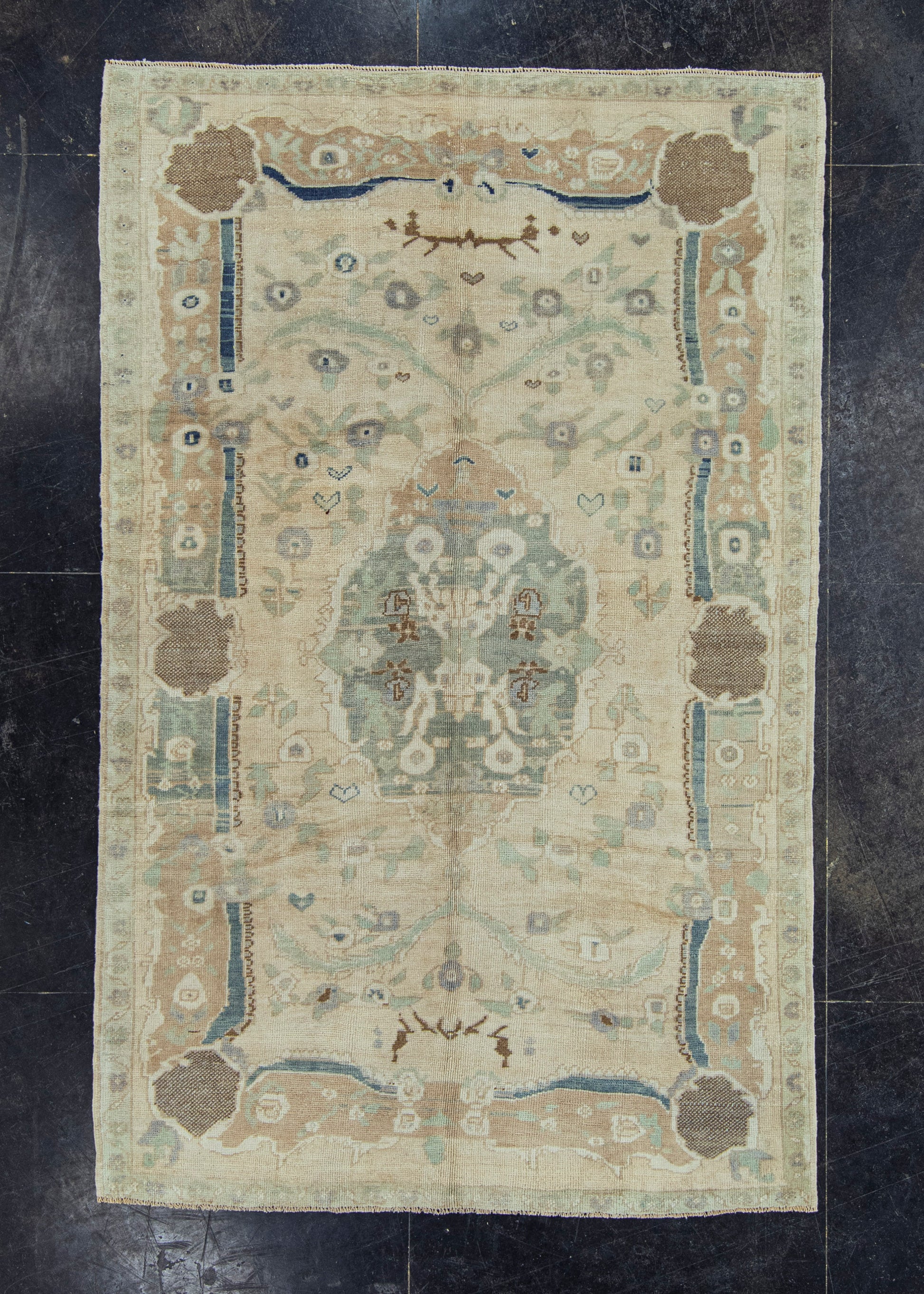 Turkish Vintage Rug 5'2" x 8'2" #20783