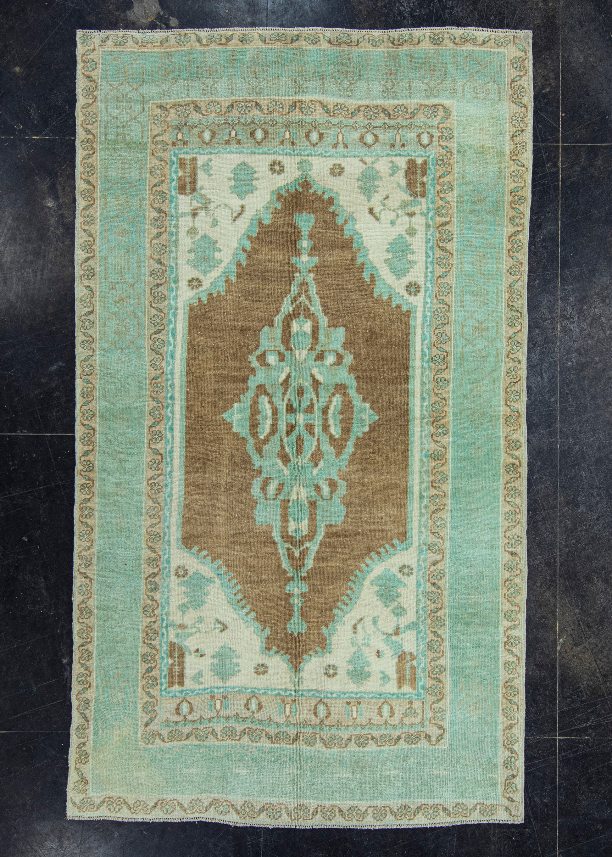 Turkish Vintage Rug 4'7" x 8' #20784