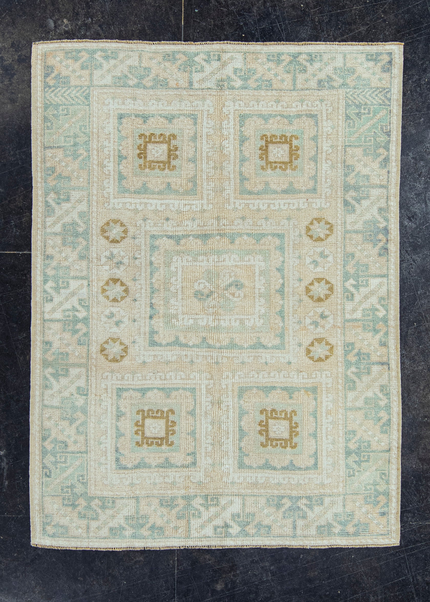 Turkish Vintage Rug 4'3" x 5'9" #20790