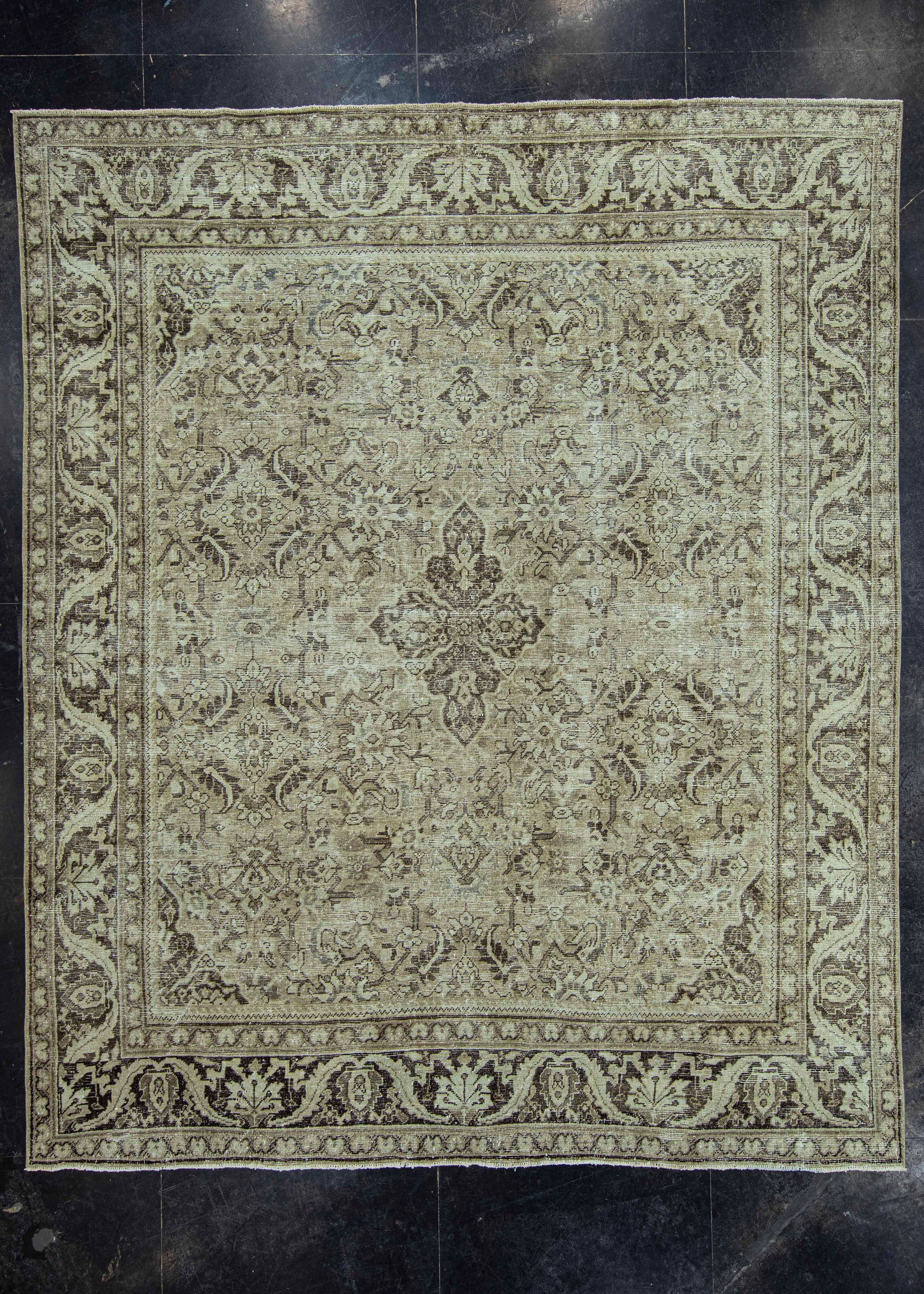 Turkish Vintage Rug 9'9" x 11'8" #20802