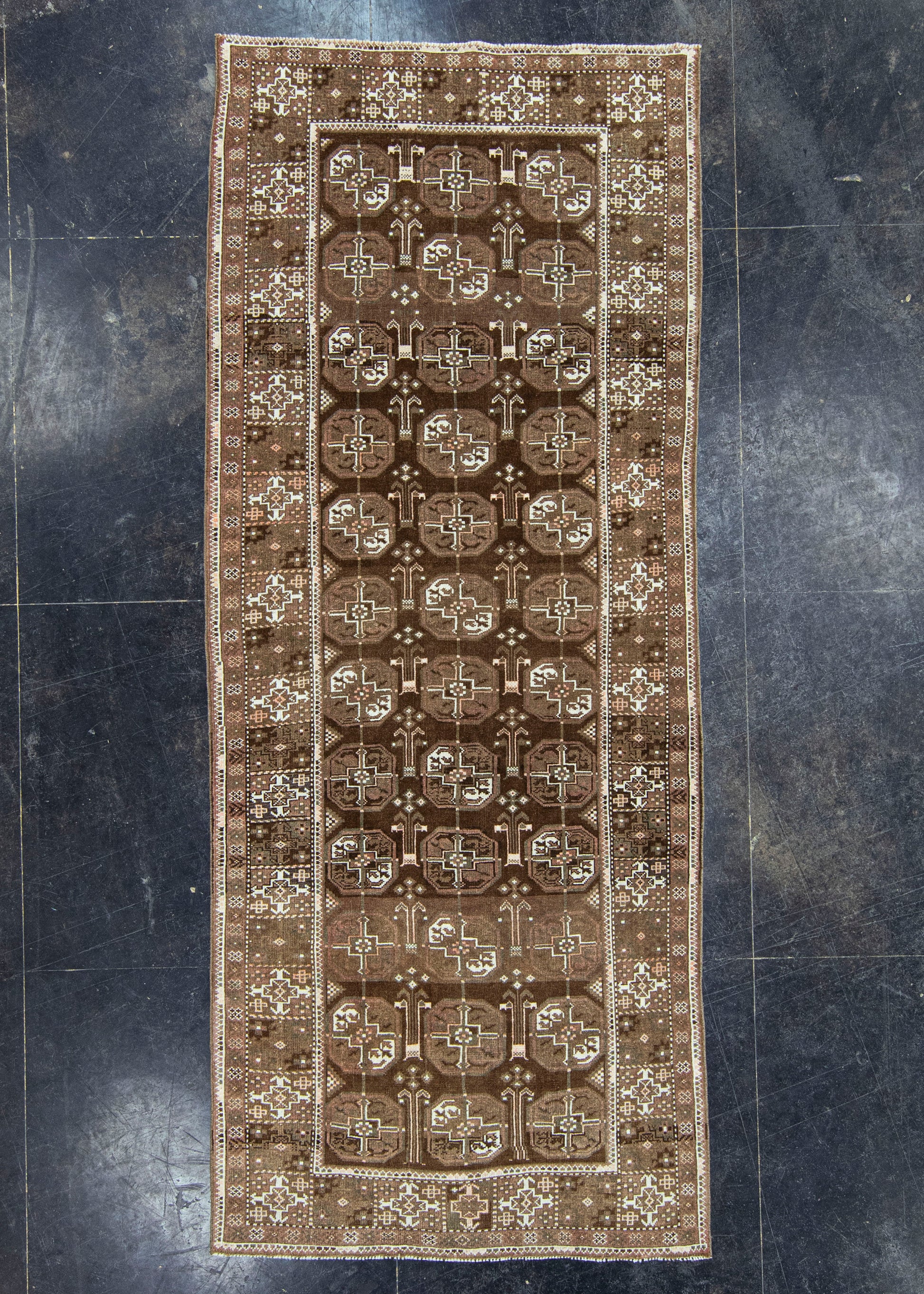 Turkish Vintage Rug 4'1" x 9'11" #20709