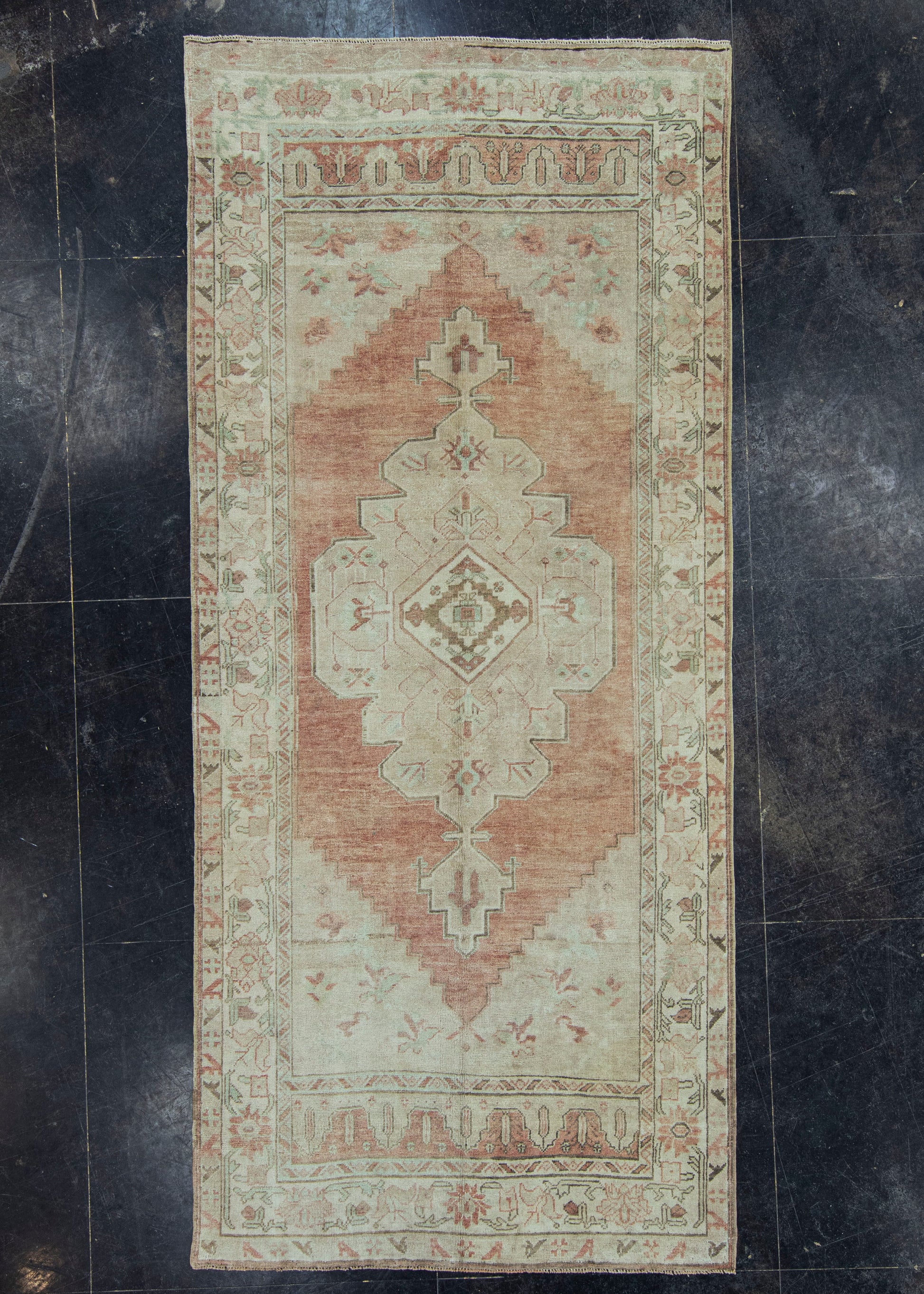 Turkish Vintage Rug 4'9" x 10'9" #20661