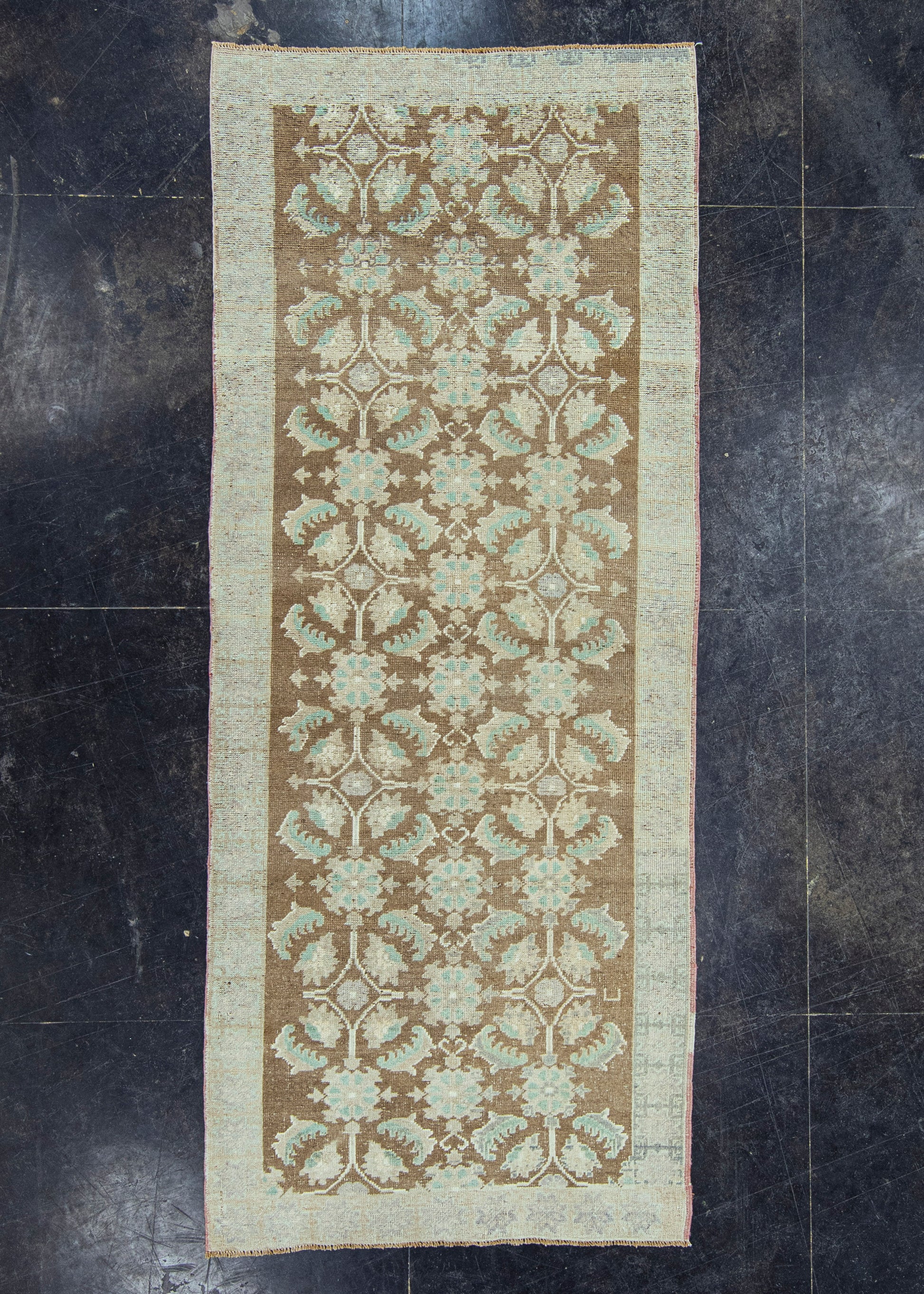 Turkish Vintage Rug 3'7" x 8'8" #20612