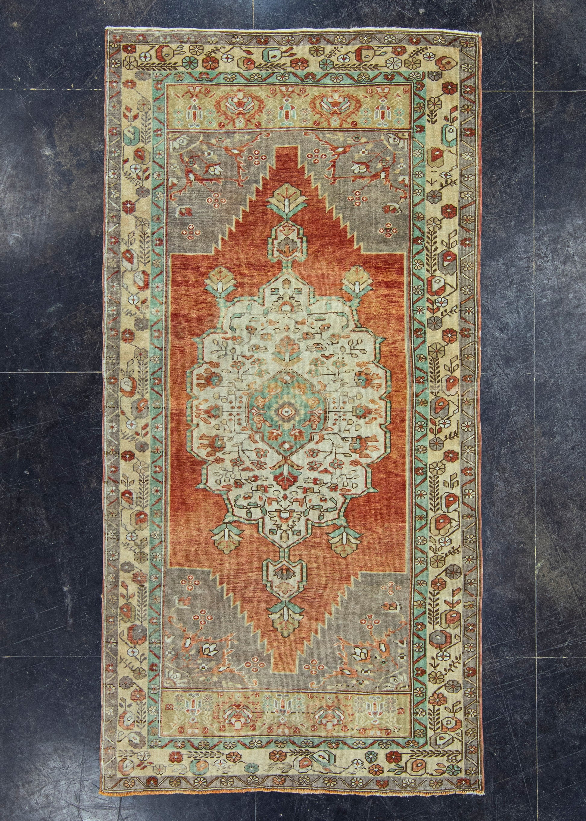 Turkish Vintage Rug 4' x 8'1" #20811