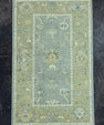 Turkish Oushak Rug 3'9"x 6'1" #19135