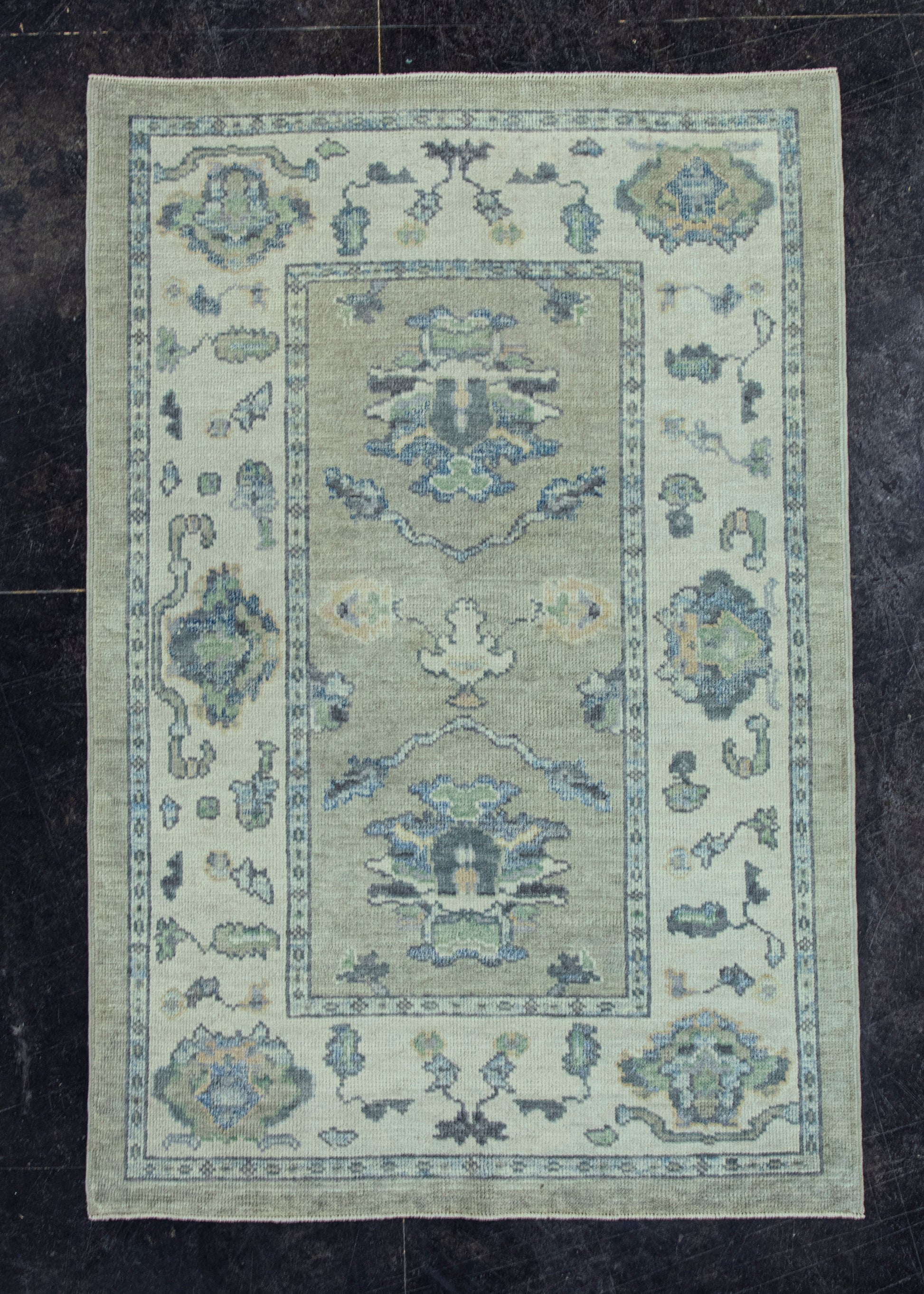 Turkish Oushak Rug 4'x 6' #19172