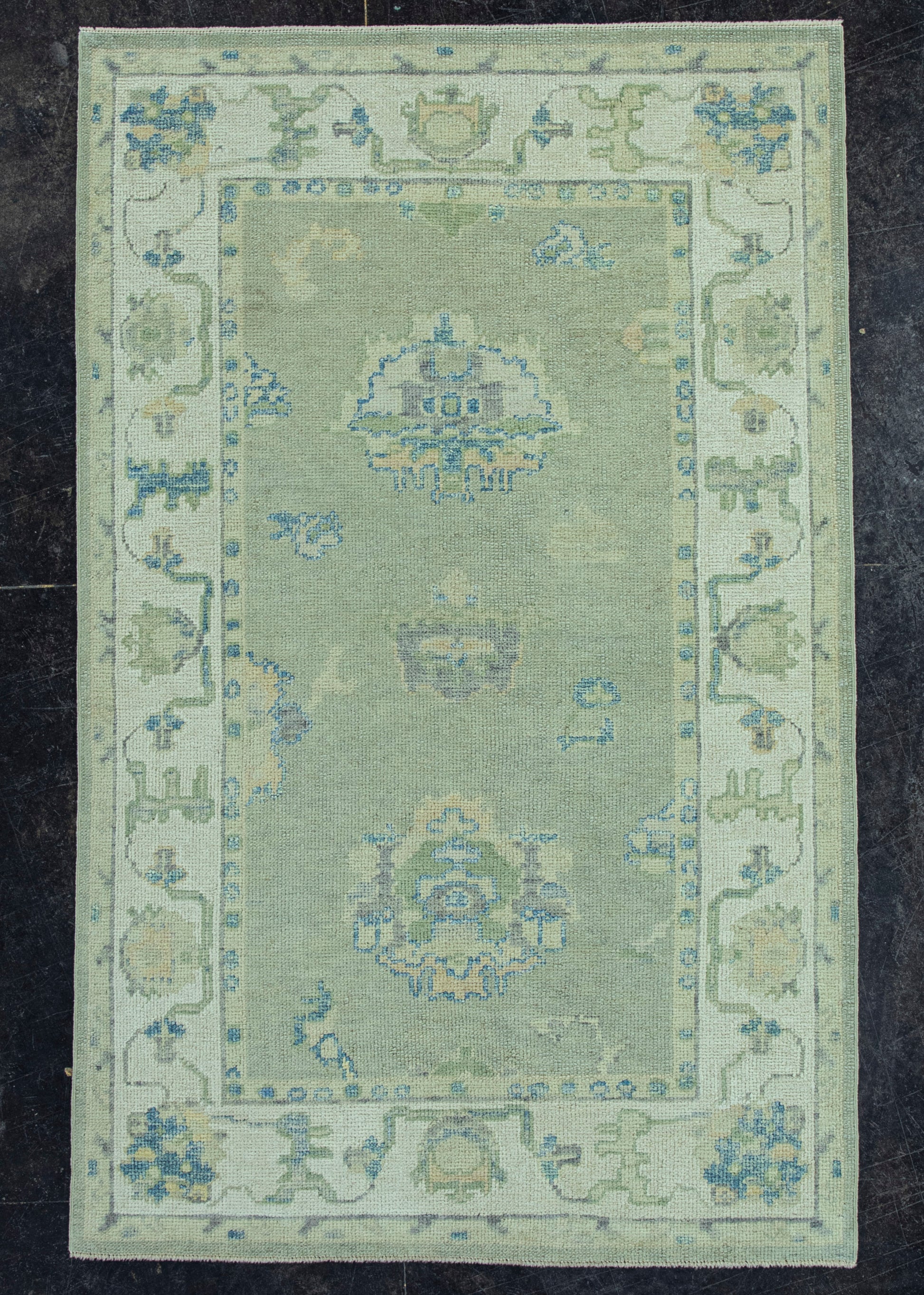 Turkish Oushak Rug 3'10"x 6' #19050