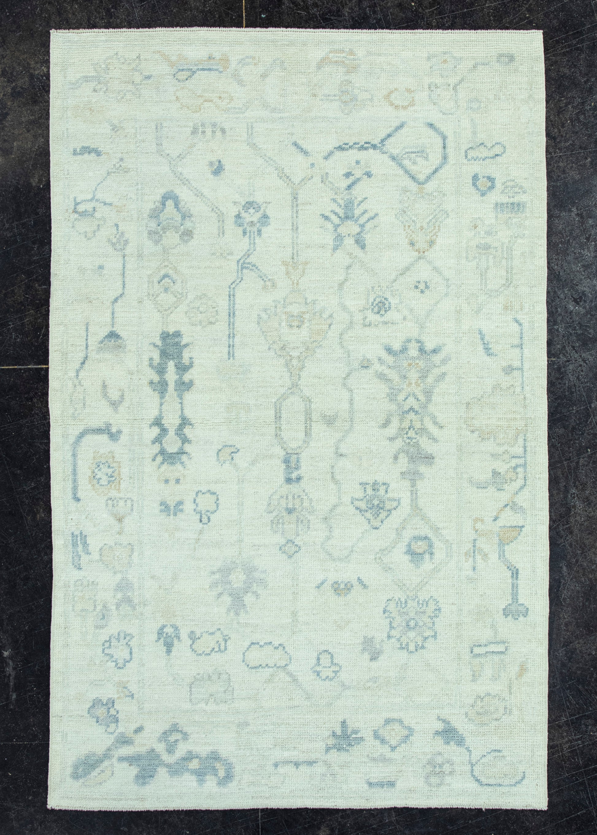 Turkish Oushak Rug 4' x 6'3" #19258