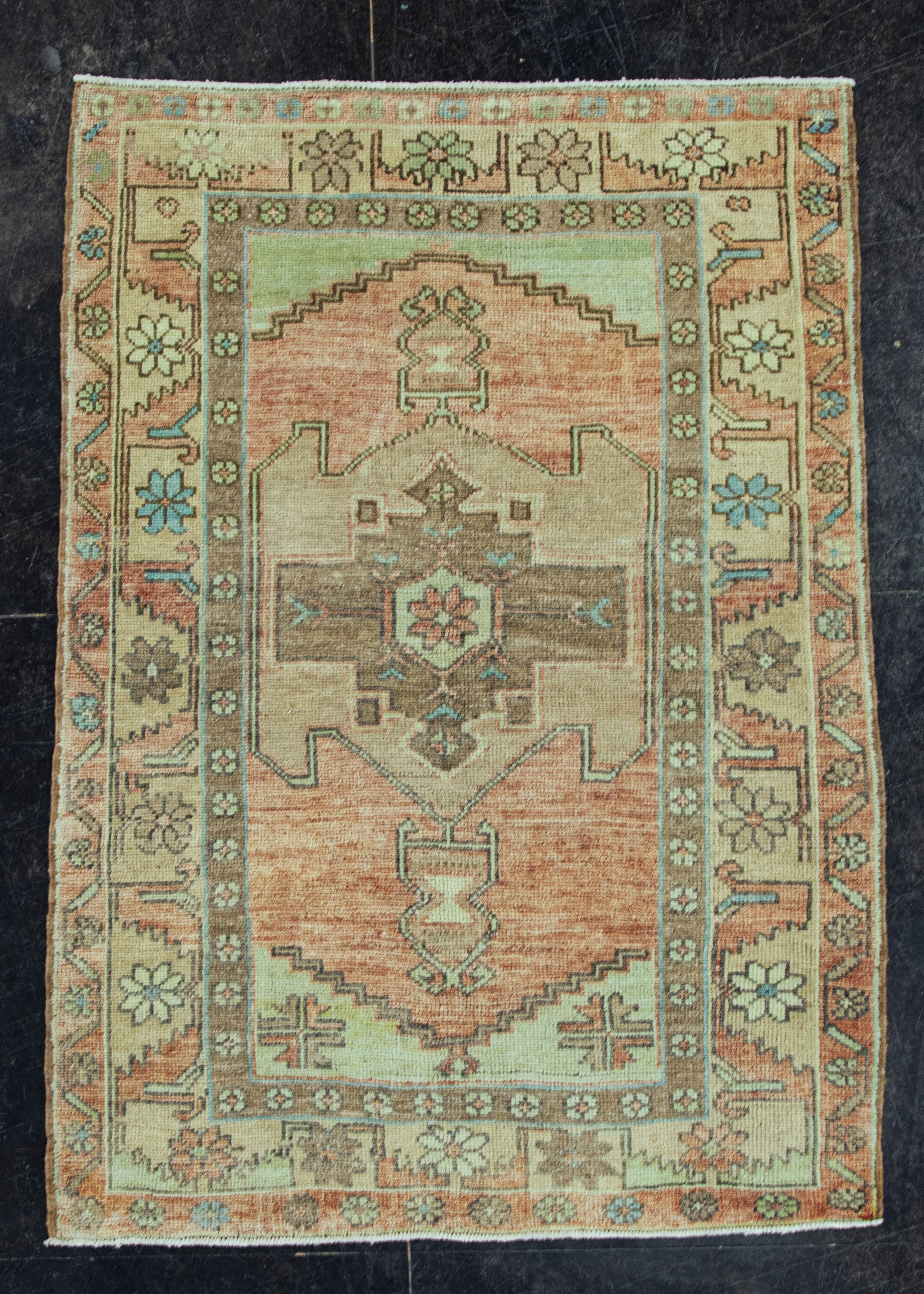 Turkish Vintage Rug 3'9" x 5'4" #20787