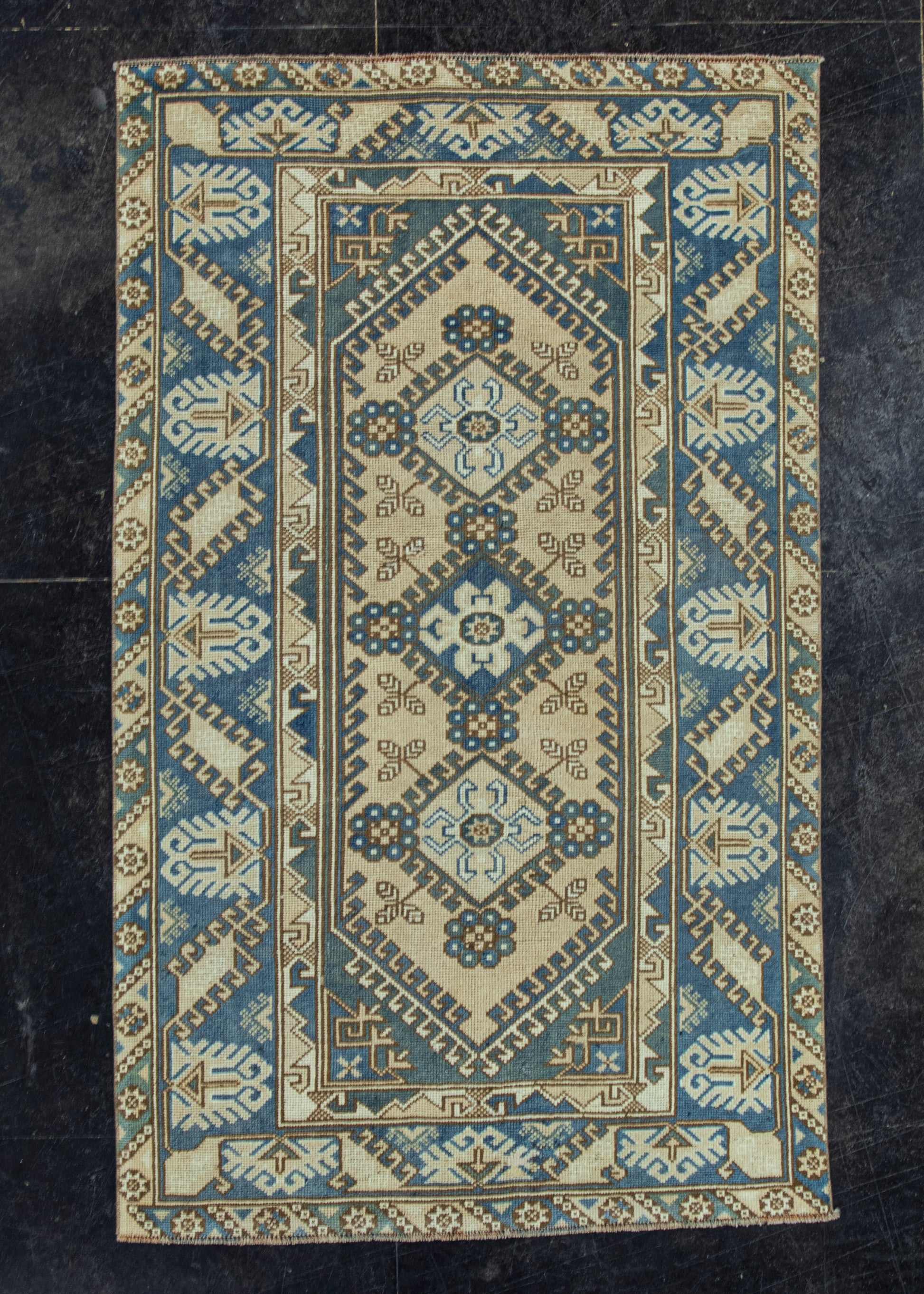 Turkish Vintage Rug 3'10" x 6'4" #20796