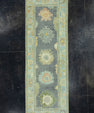 Turkish Oushak Rug 2'10" x 8'3" #19179