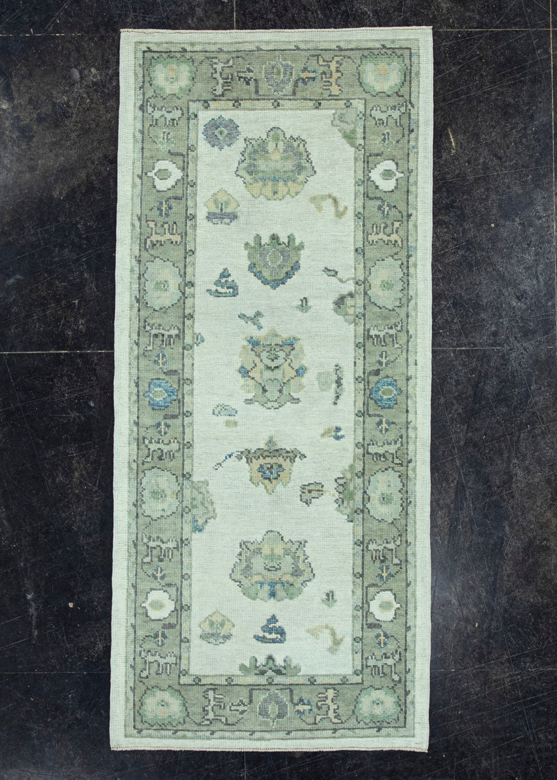 Turkish Oushak Rug 3' x 6'9" #19155