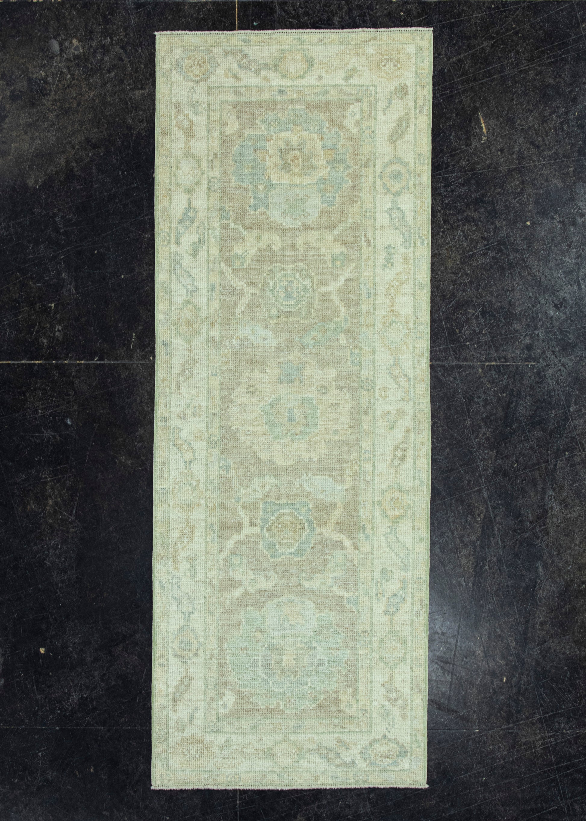 Turkish Oushak Rug 2'3" x 6'2" #19458