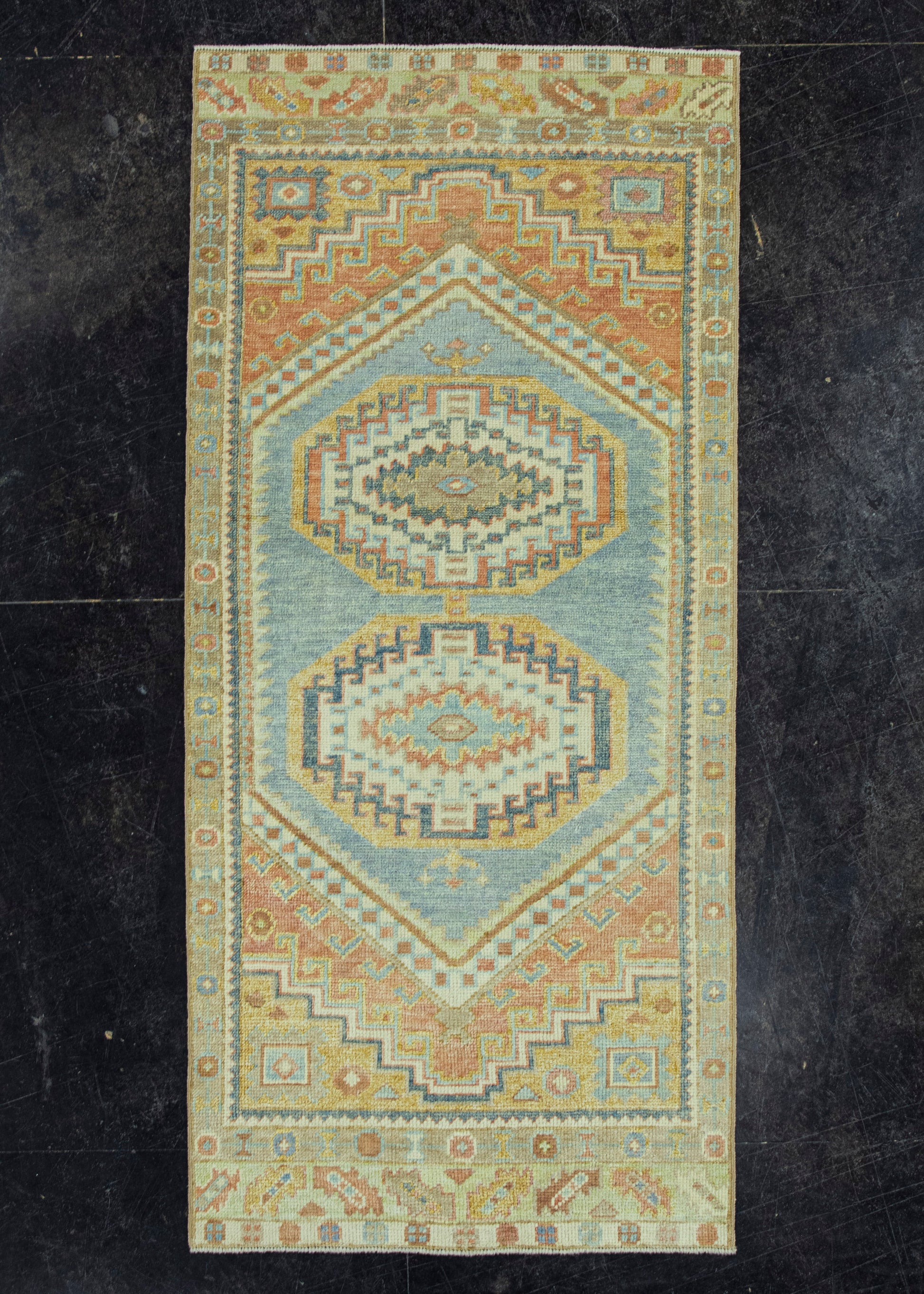 Turkish Oushak Rug 3' x 6'7" #19229