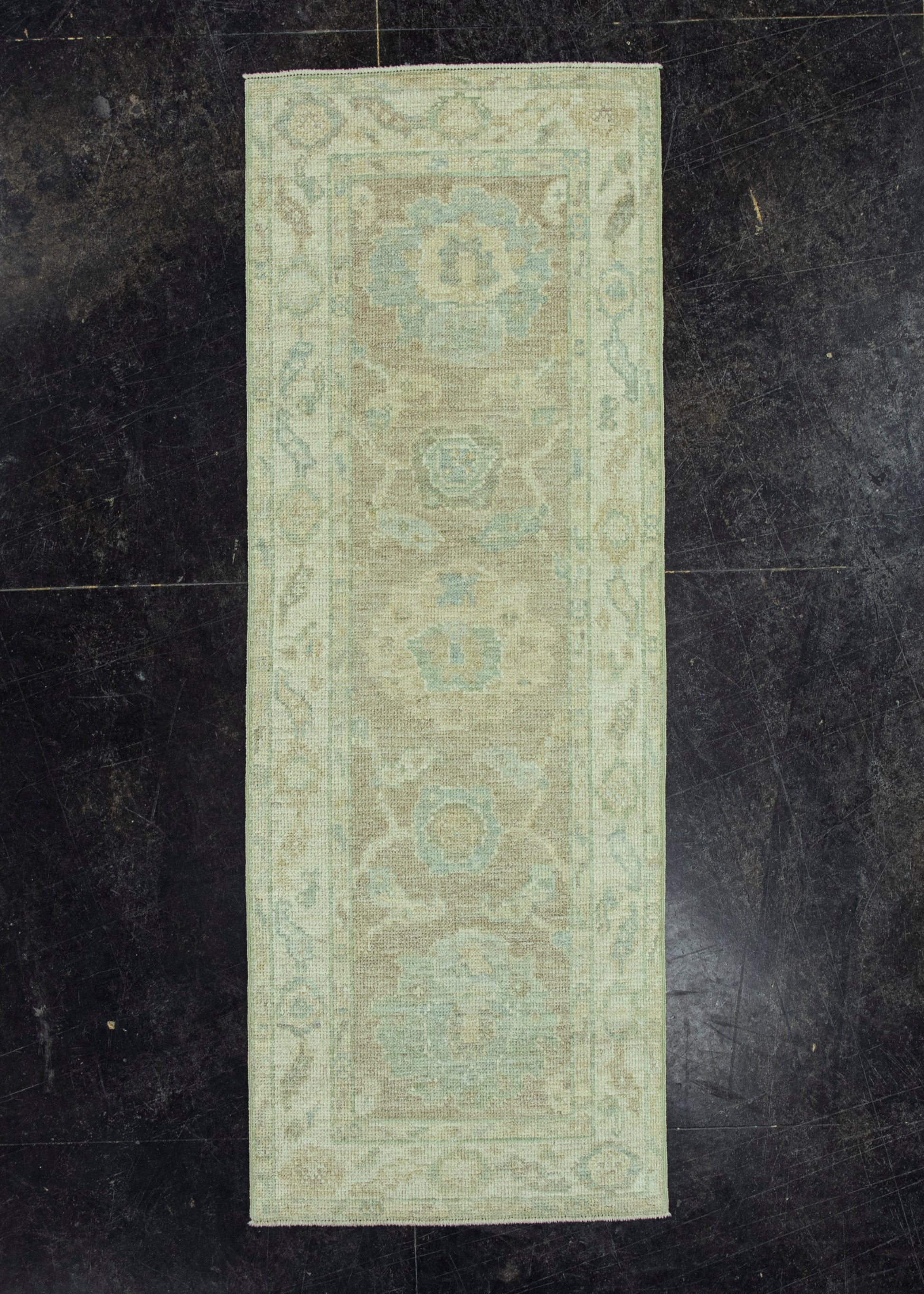 Turkish Oushak Rug 2'3" x 6'3" #19472