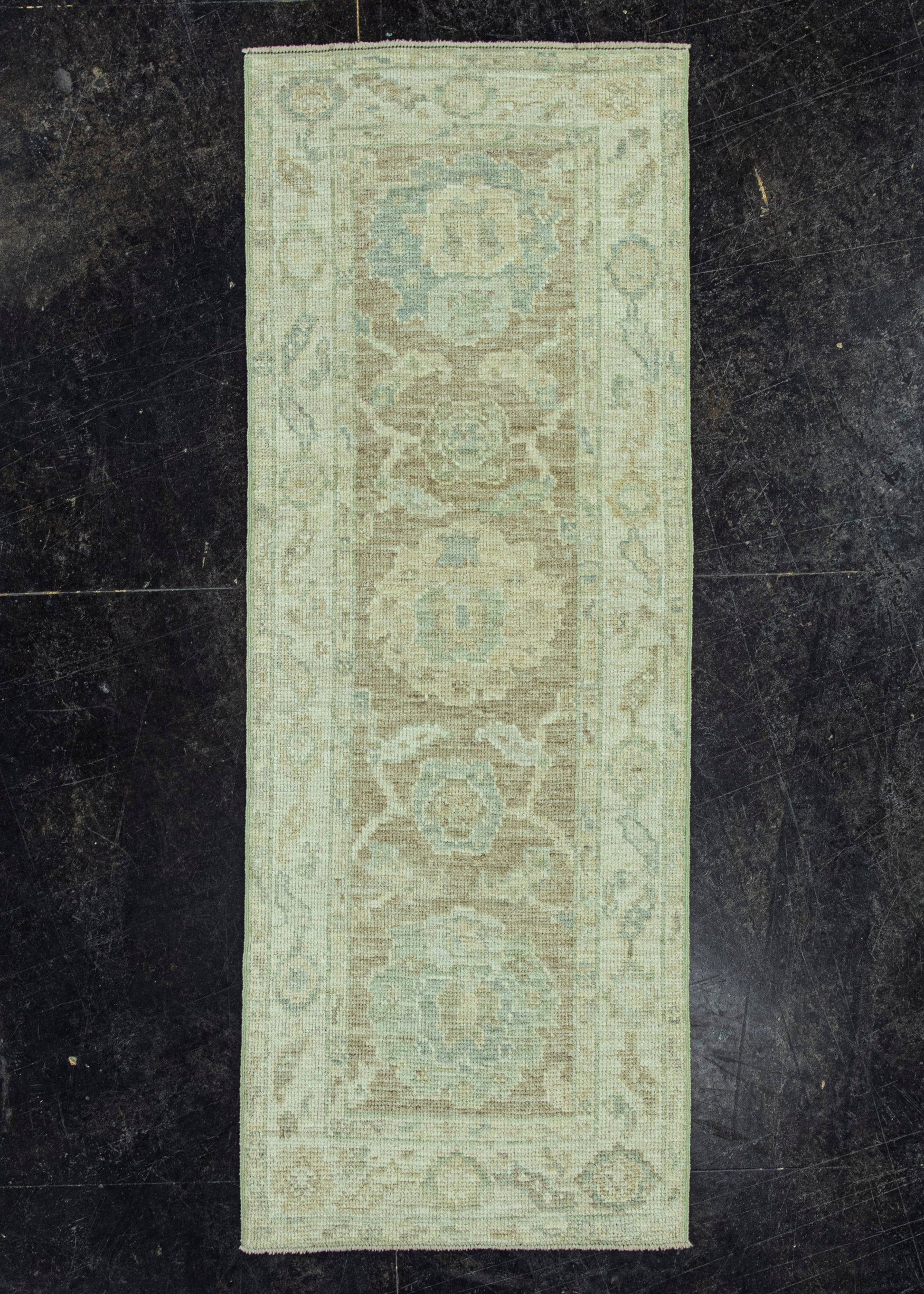 Turkish Oushak Rug 2'3" x 6'2" #19289
