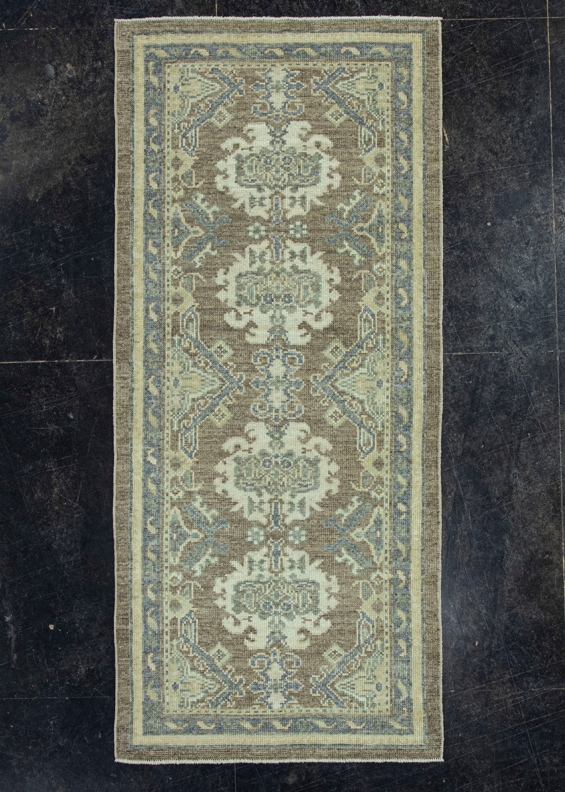 Turkish Oushak Rug 2'11" x 6'7" #19453