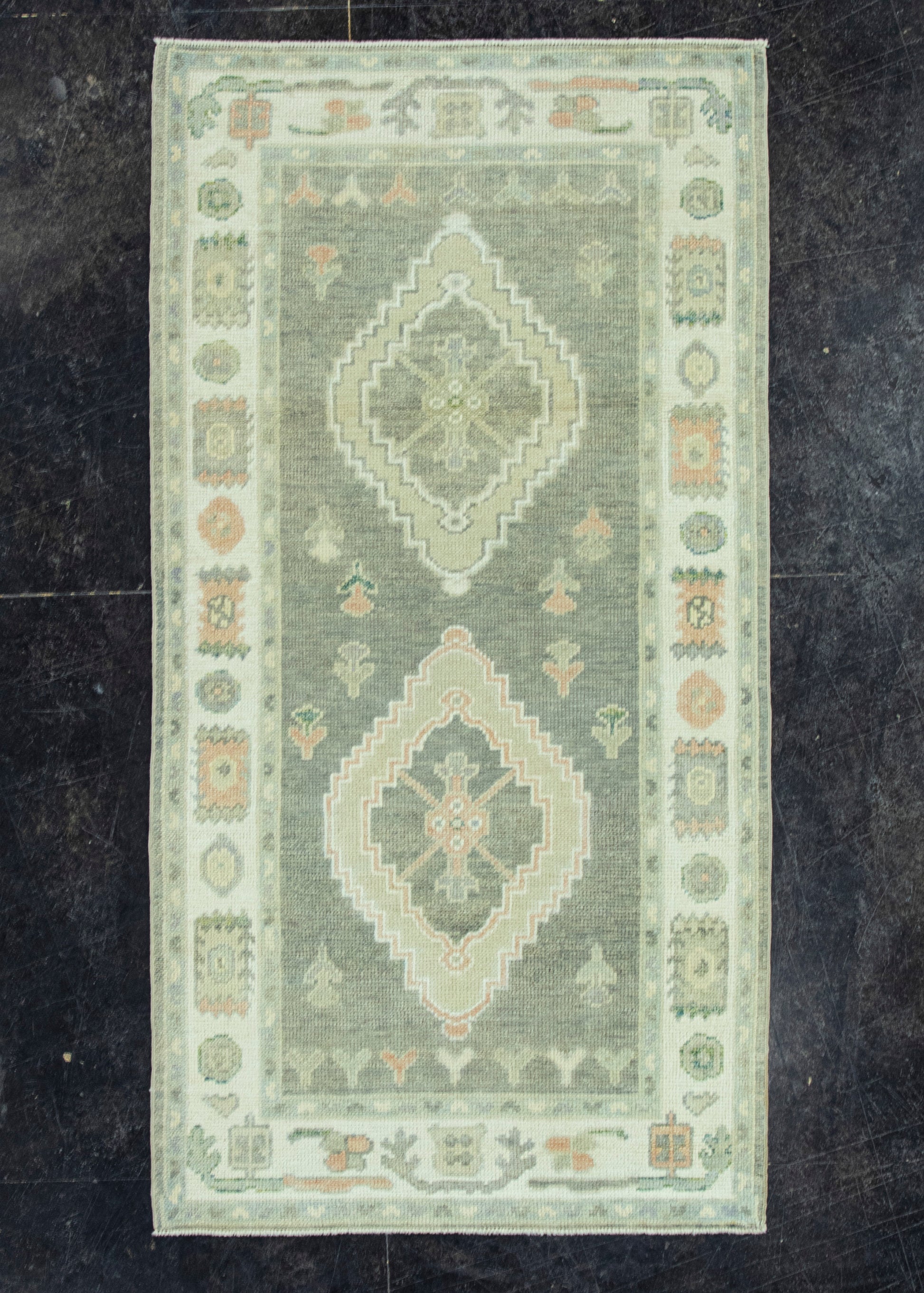 Turkish Oushak Rug 3'2"x 6'1" #19033