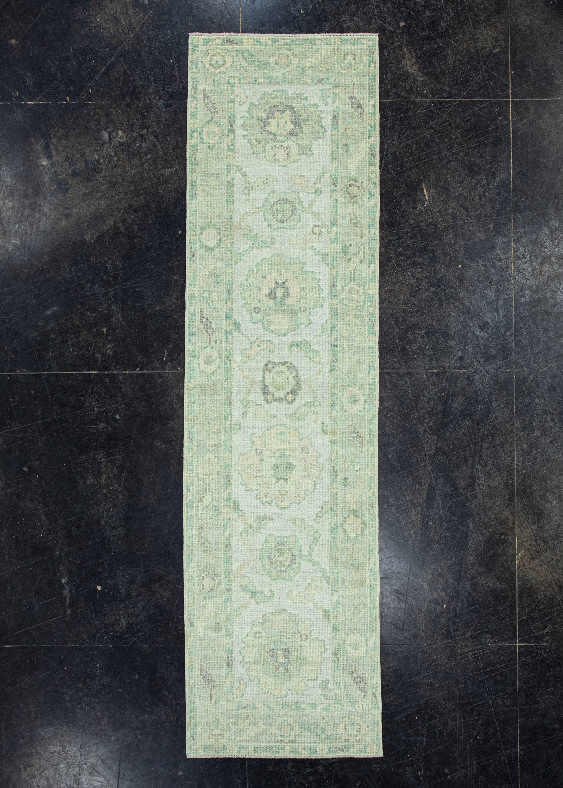 Turkish Oushak Rug 2'2" x 7'11" #19434