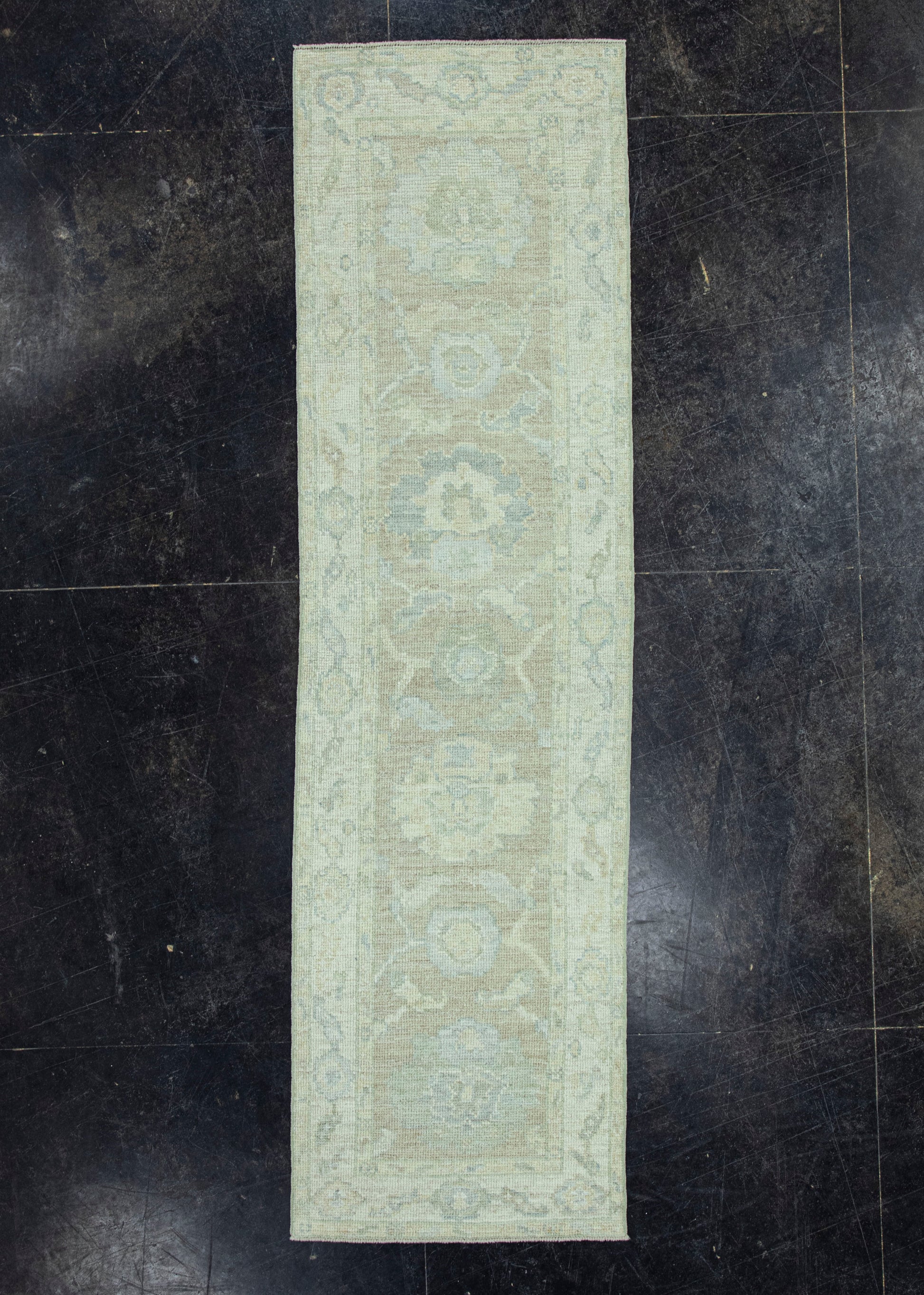Turkish Oushak Rug 2'2" x 7'10" #19456