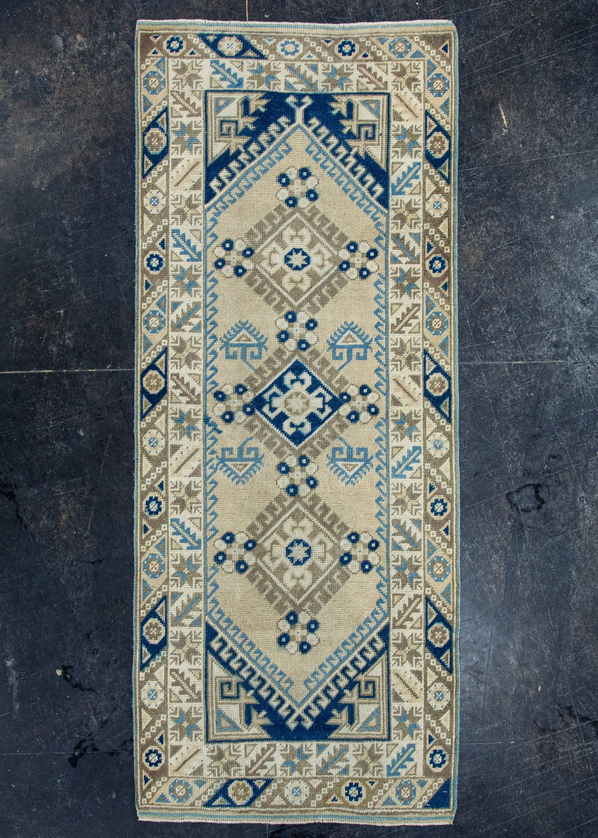 Turkish Vintage Rug 2'7" x 6'3" #20700
