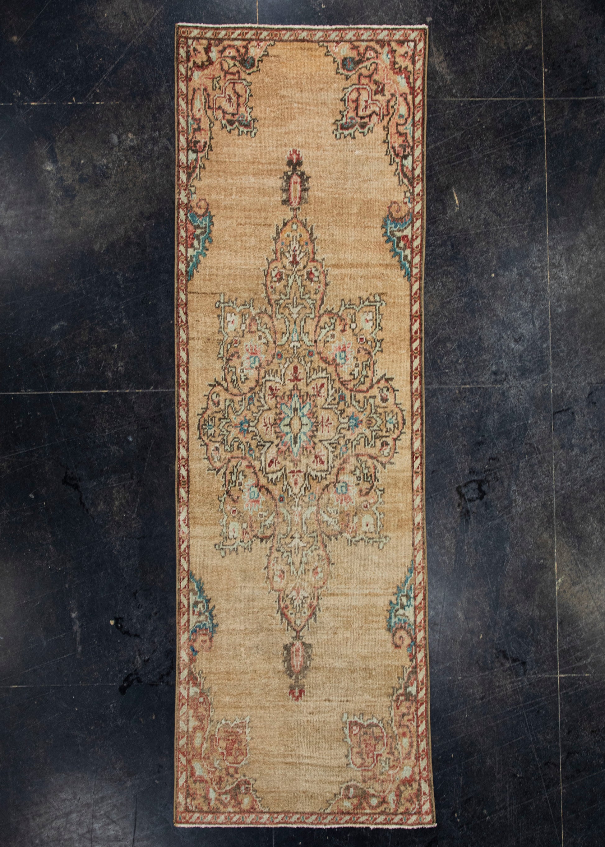 Turkish Vintage Rug 2'7" x 8'3" #20695