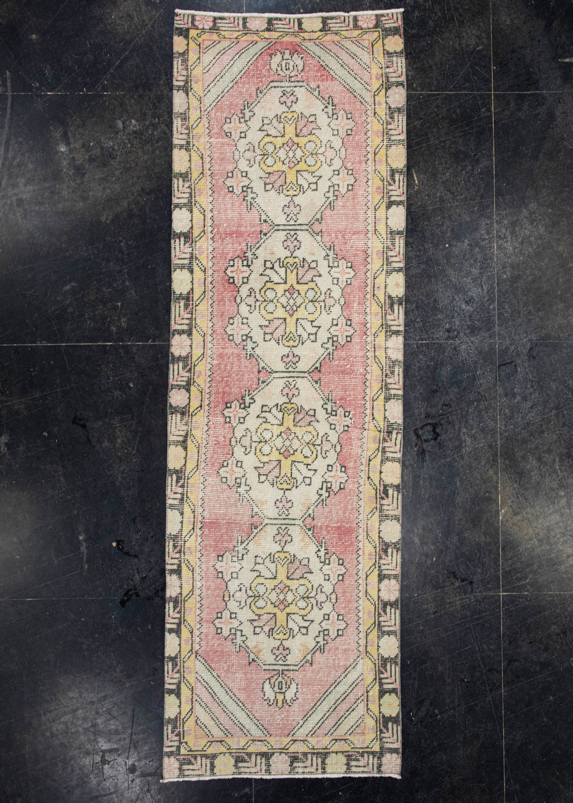 Turkish Vintage Rug 2'9" x 9' #19824