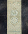 Turkish Oushak Rug 3'1"x 7'9" #19272