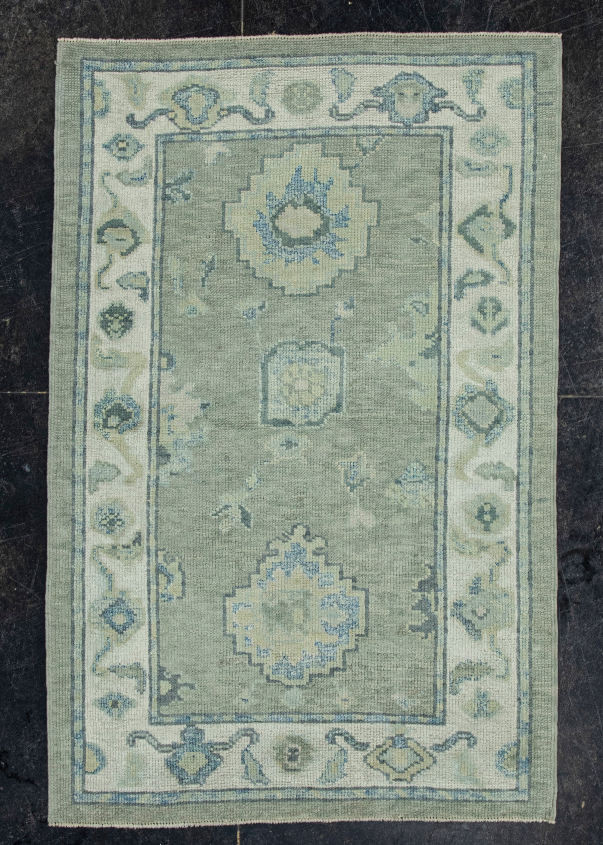 Turkish Oushak Rug 3'3"x 5' #19094