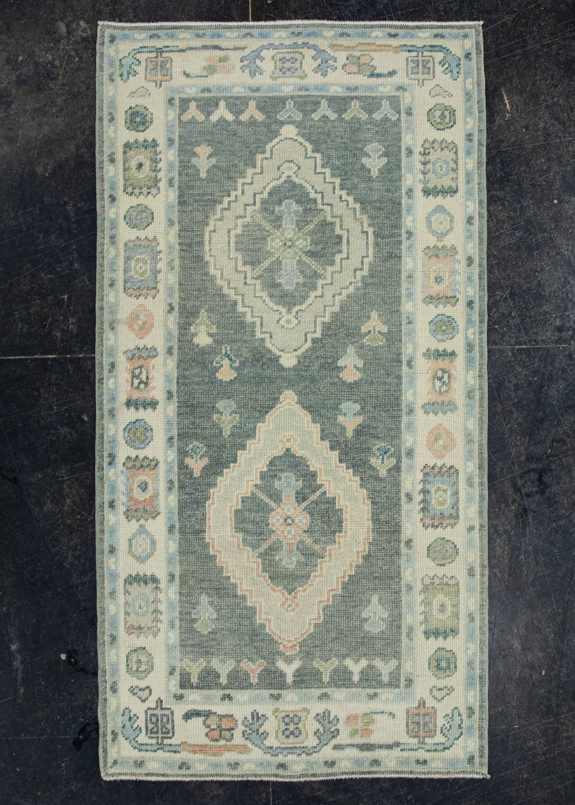 Turkish Oushak Rug 3'1"x 5'11" #19503