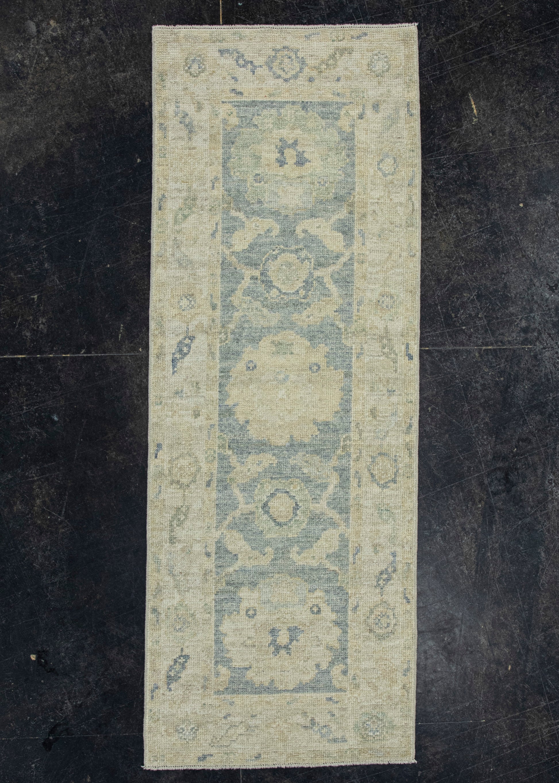 Turkish Oushak Rug 2'2"x 5'10" #19430