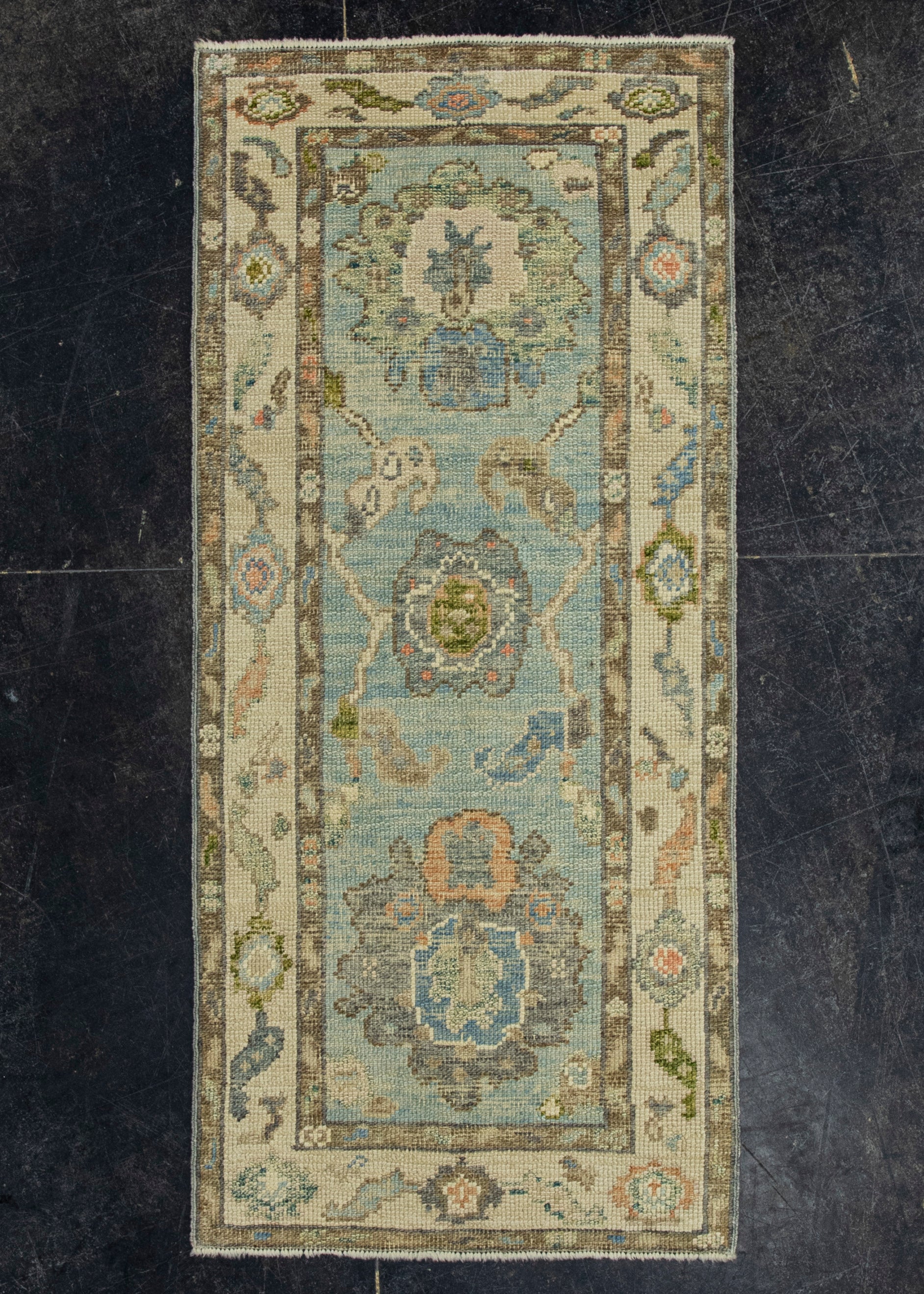 Turkish Oushak Rug 2'2"x 4'10" #20110