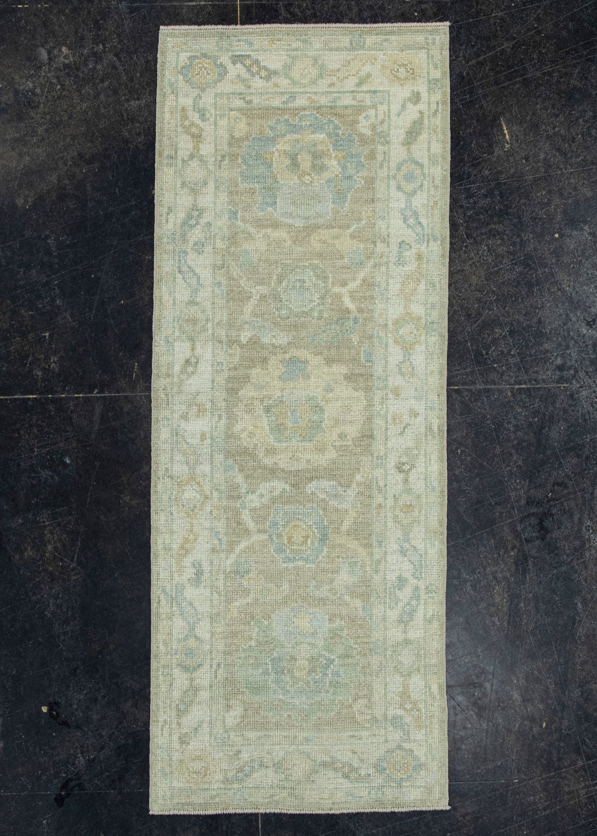 Turkish Oushak Rug 2'3"x 6' #19267