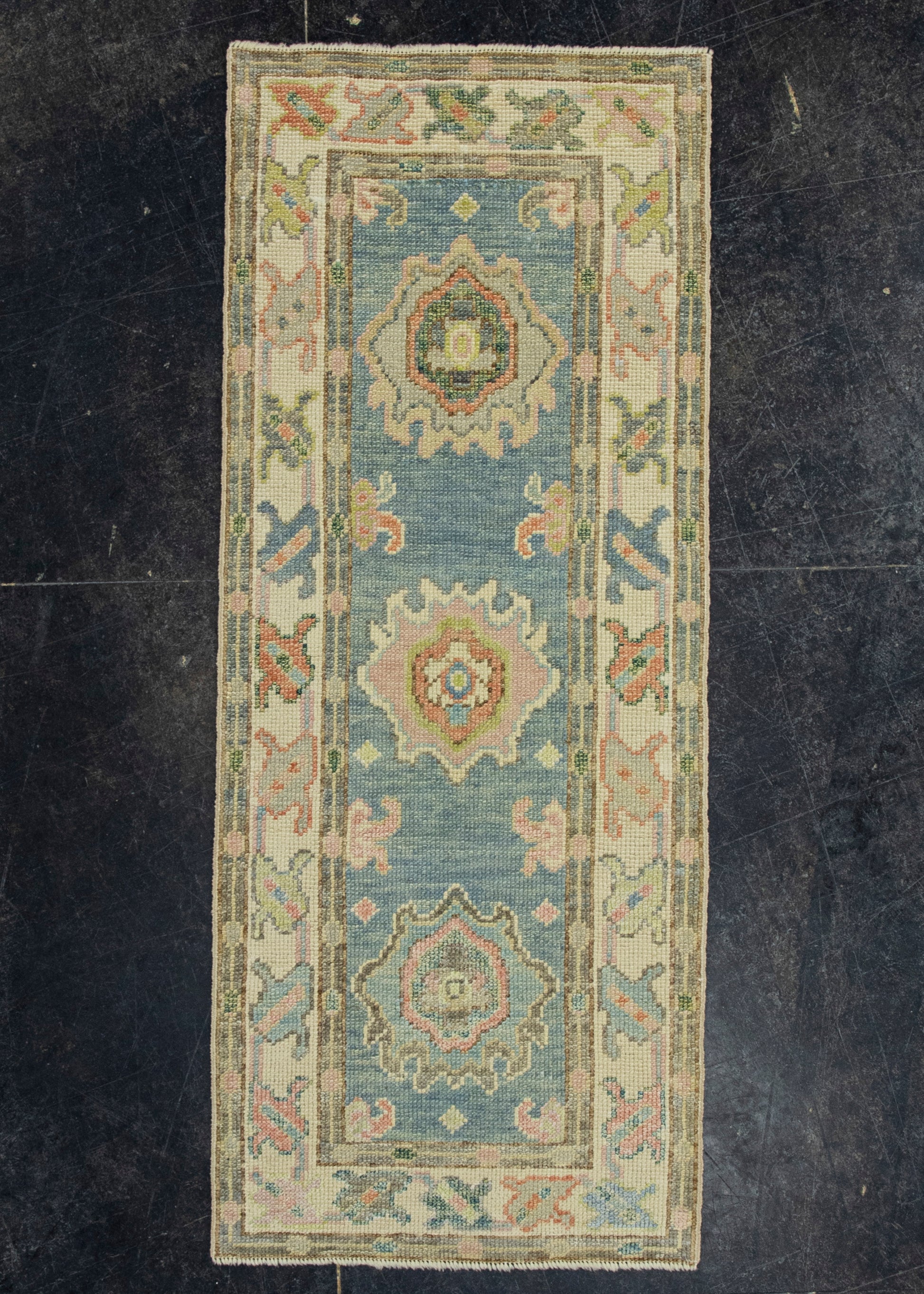 Turkish Oushak Rug 2'x 5' #20123