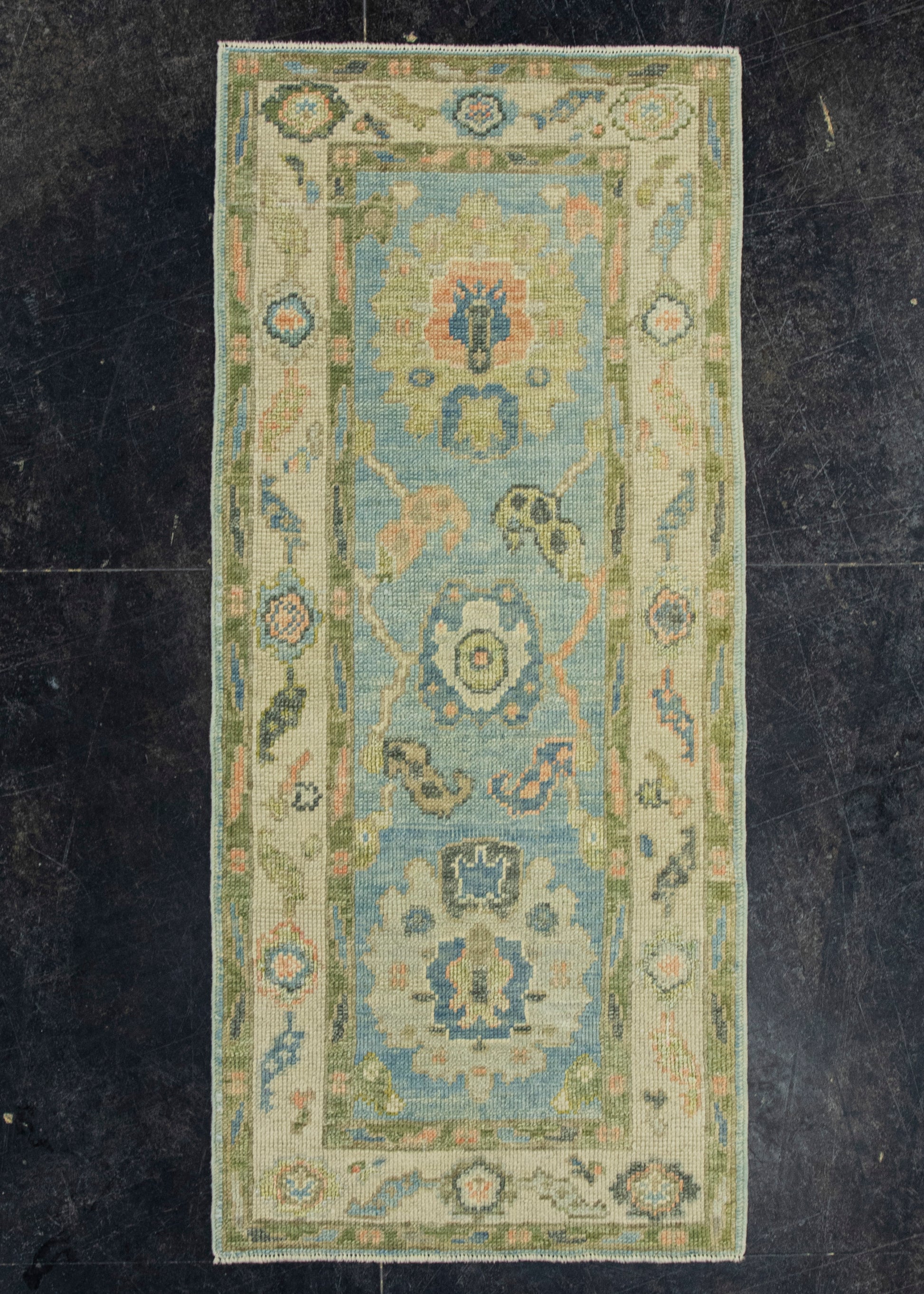 Turkish Oushak Rug 2'4"x 5'3" #20127