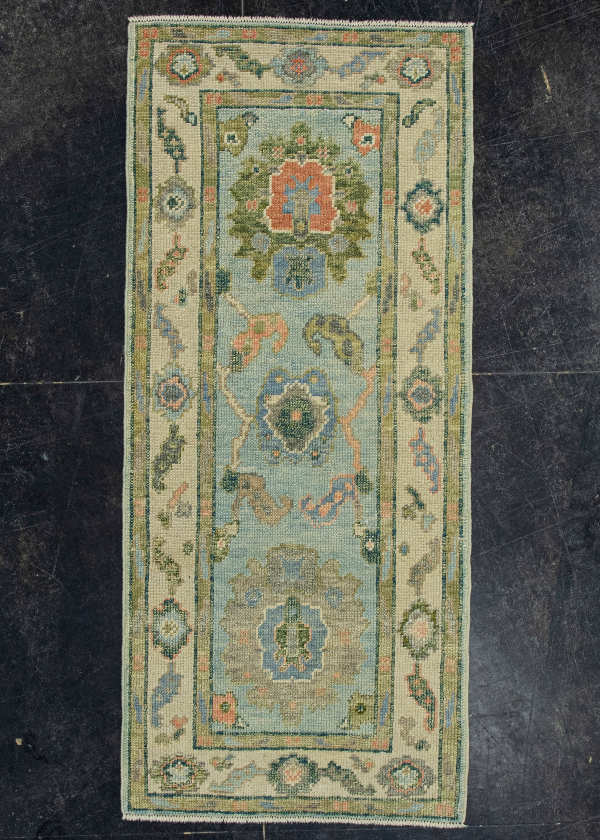 Turkish Oushak Rug 2'4"x 5'3" #20116