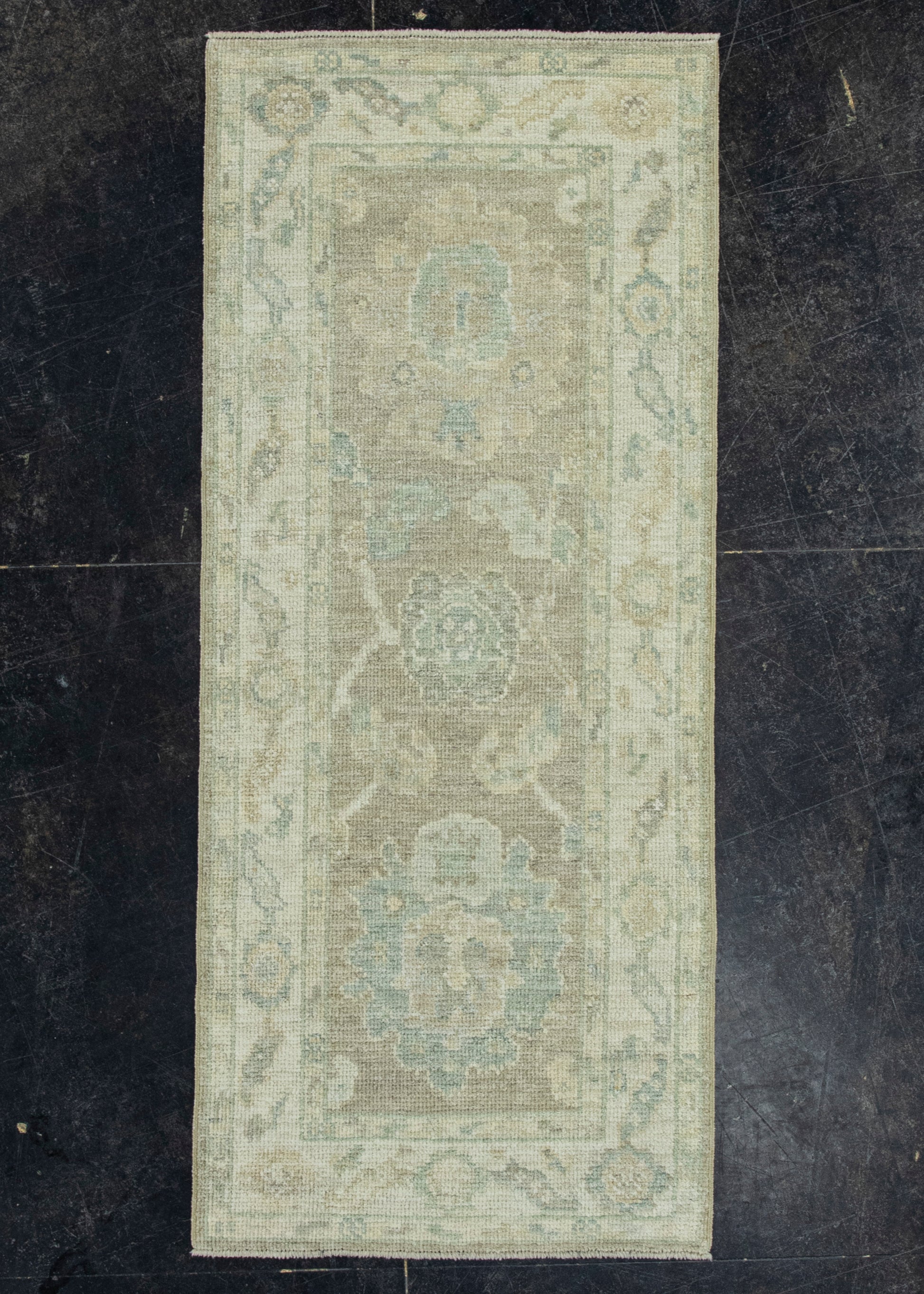 Turkish Oushak Rug 2'2"x 5'2" #19485