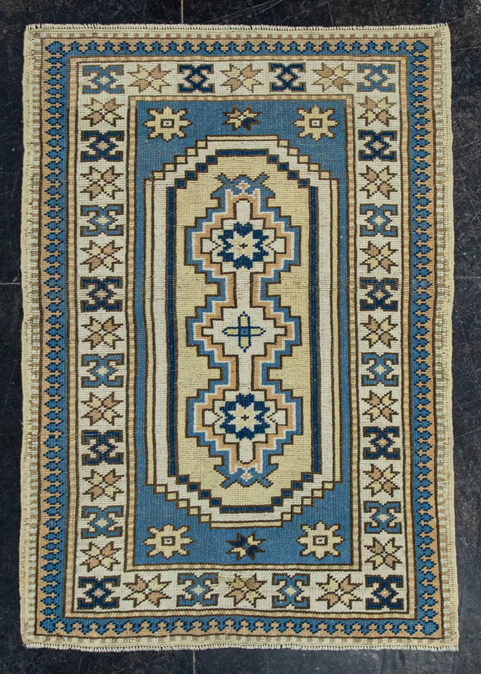 Turkish Vintage Rug  2'11" x 4'2" #20567