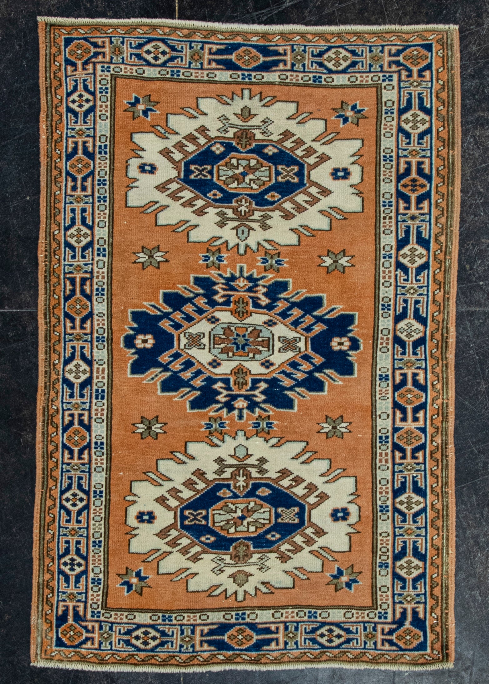 Turkish Vintage Rug  2'8" x 4' #20566