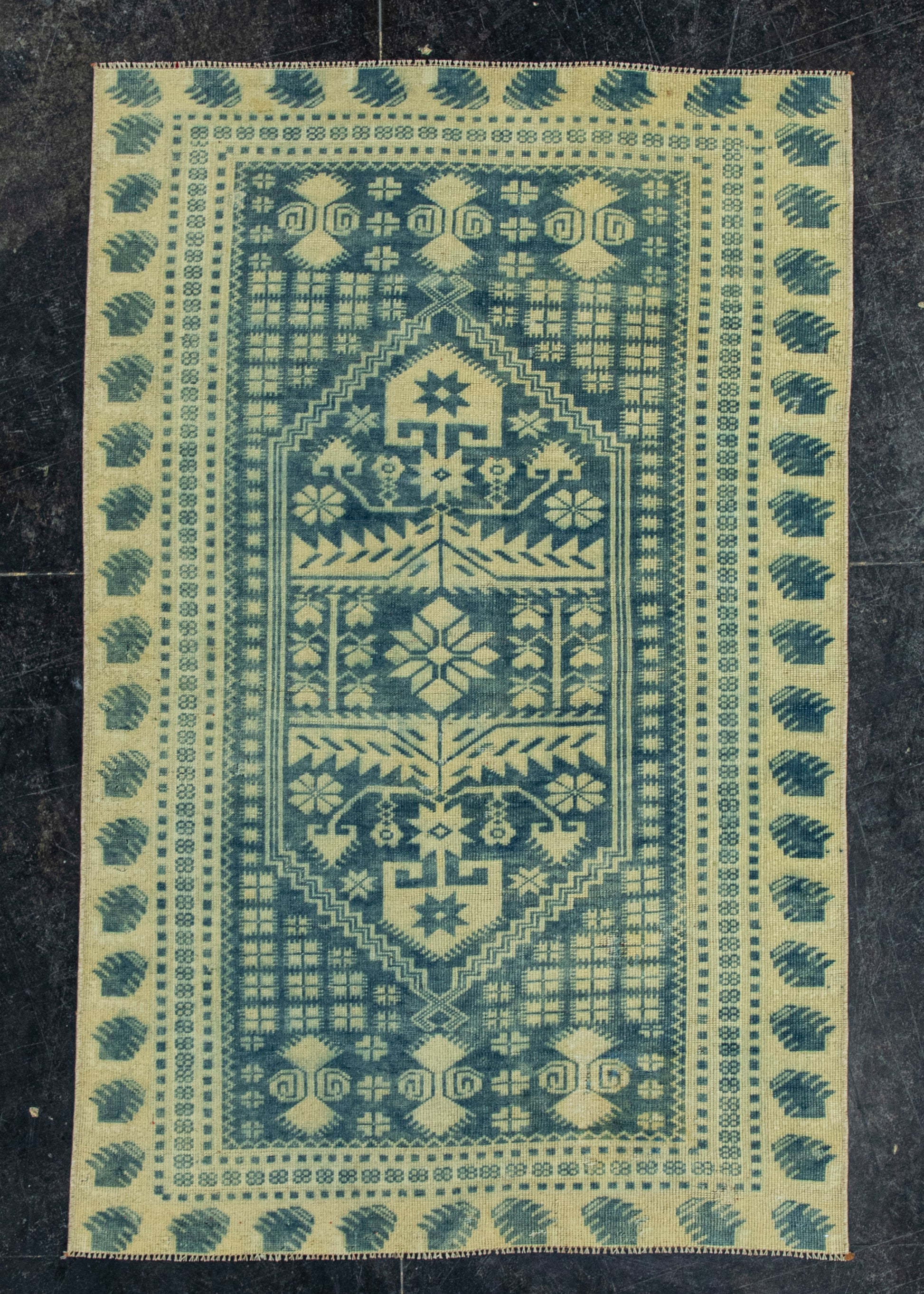 Turkish Vintage Rug  3'5" x 5'3" #20706