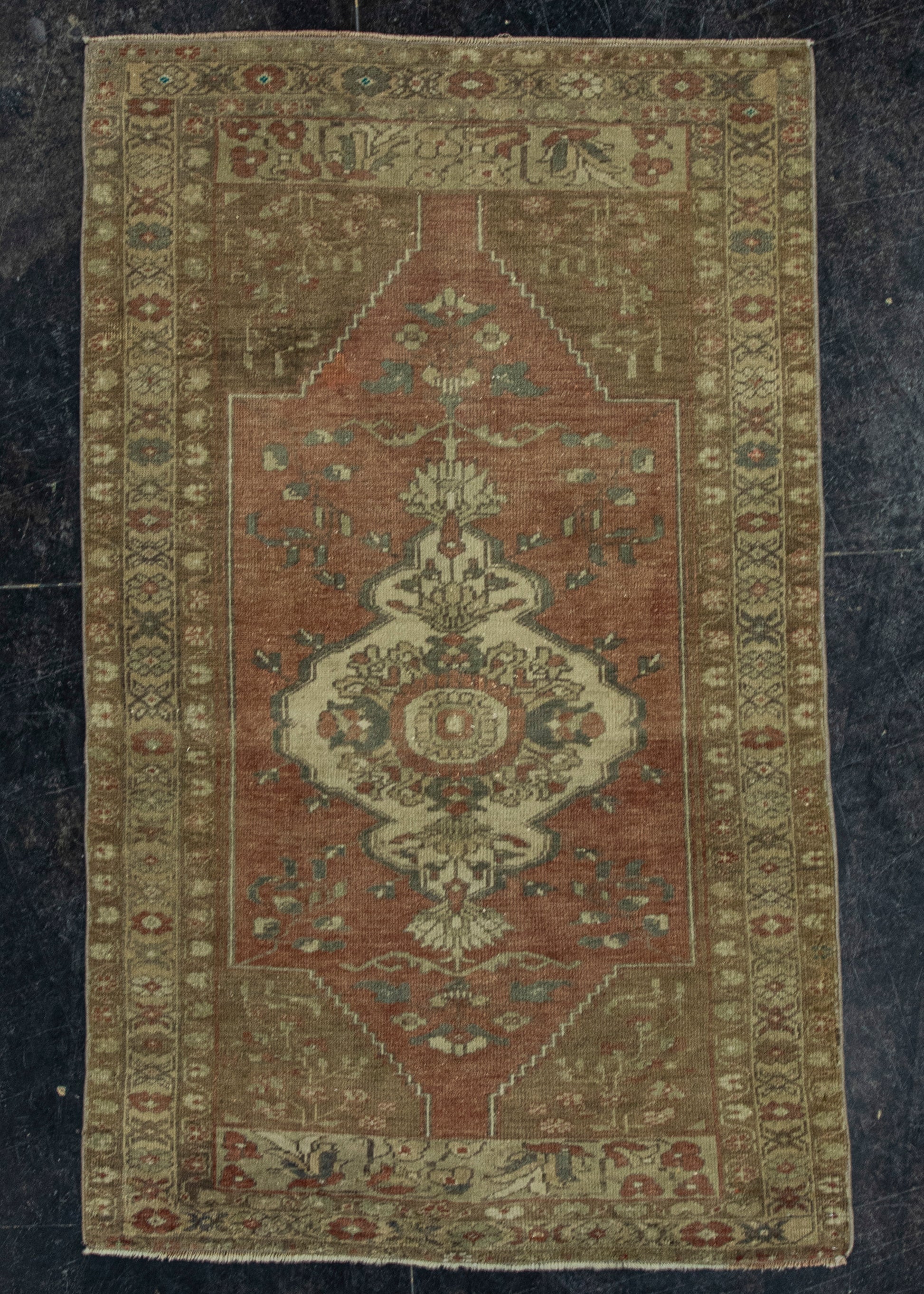 Turkish Vintage Rug 3'5" x 5'8" #19826