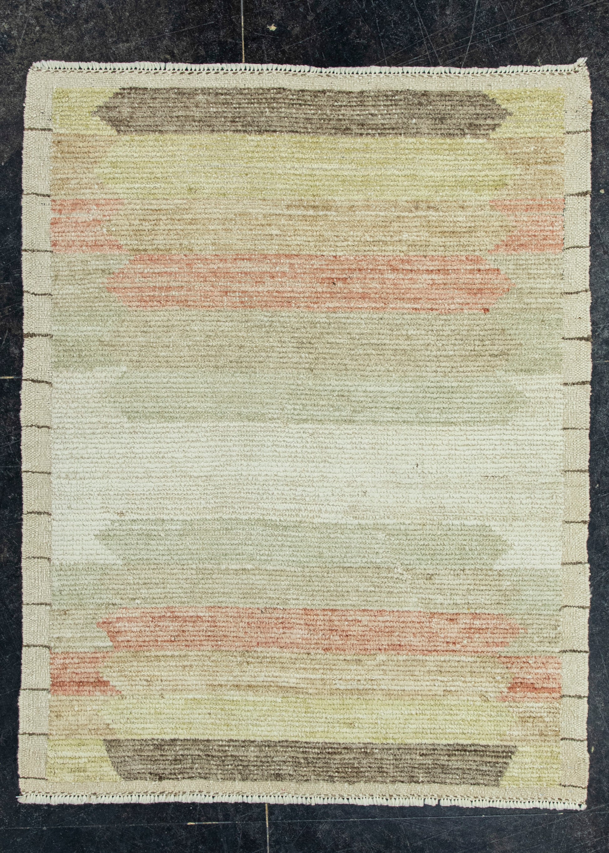 Turkish Tulu Handmade Rug  3'10" x 4'10" #20530