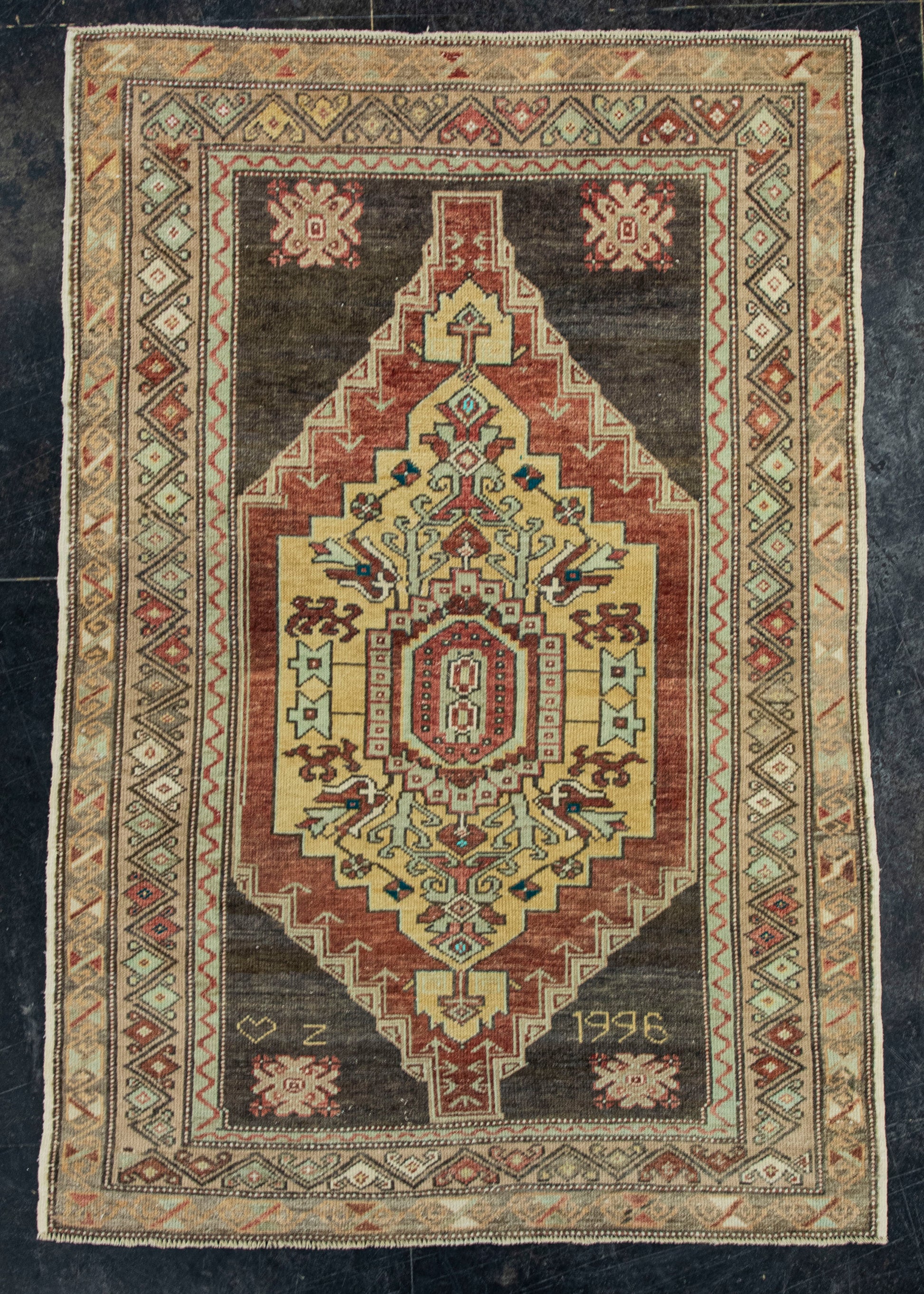 Turkish Vintage Rug  4'5" x 6'6" #20844