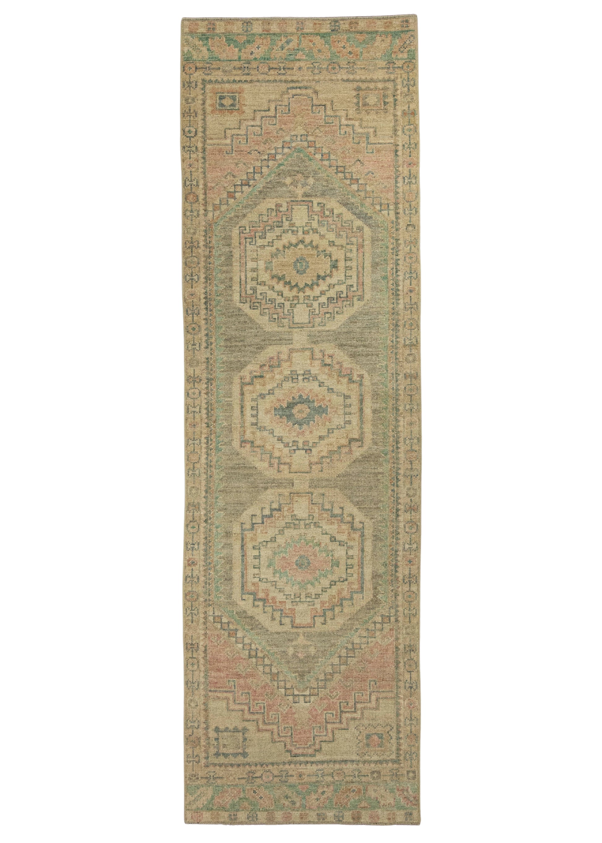 Turkish Oushak Rug 2'11" x 9'11" #20213