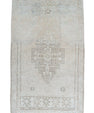 Turkish Mini Rug Oriental Hand Knotted Vintage Rug 1'10" x 3' #16751