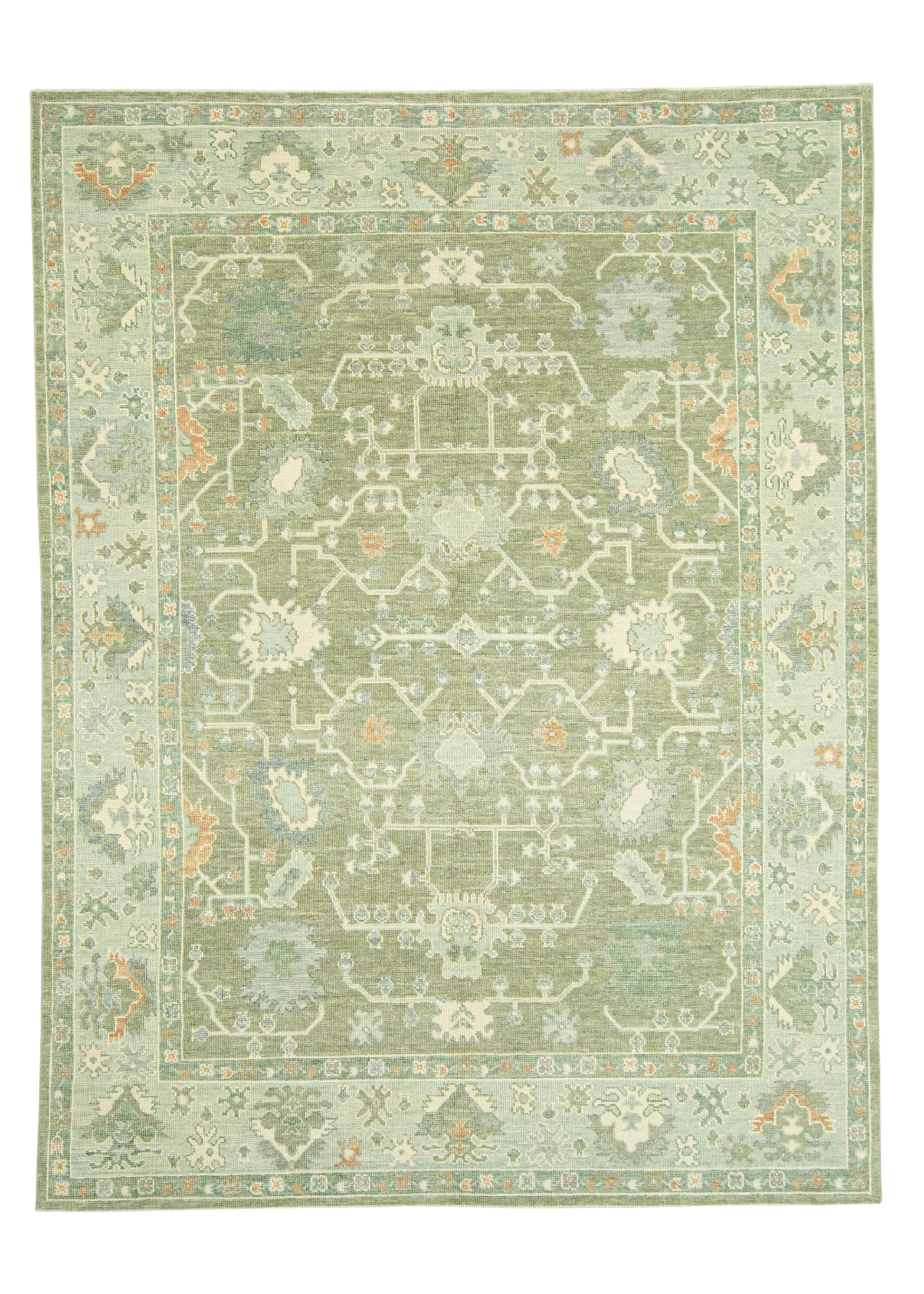 Turkish Oushak Rug 8'2" x 10'9" #22159