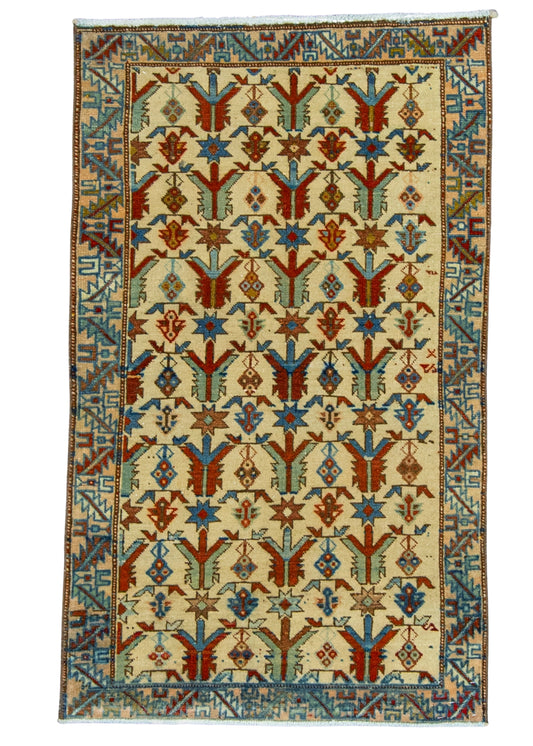 Turkish Vintage Rug  2'3" x 3'10" #22857