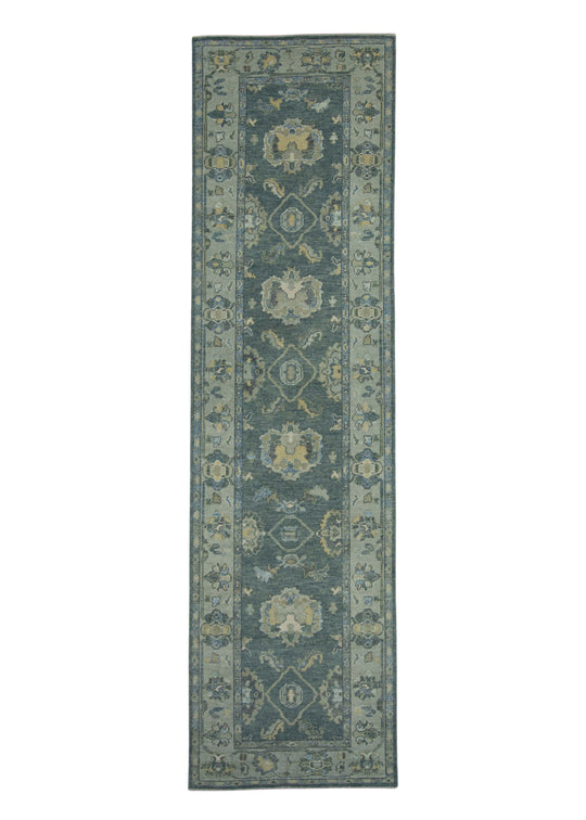 Turkish Oushak Rug 3'10" x 13'10" #18131