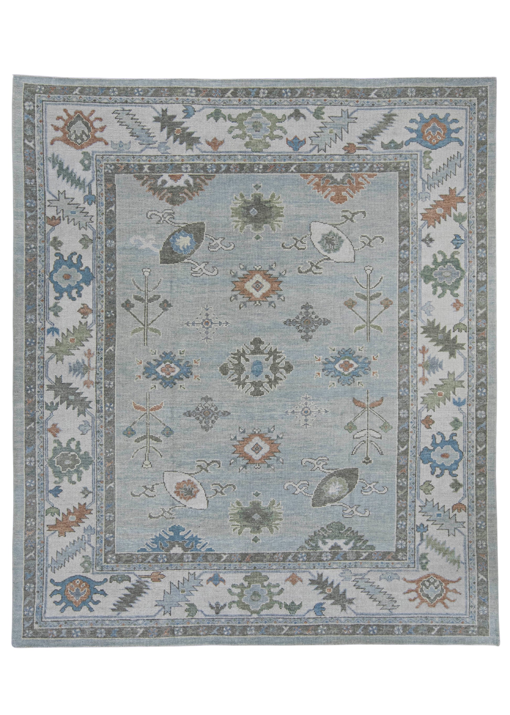 Turkish Oushak Rug 8'3" x 9'8" #20409